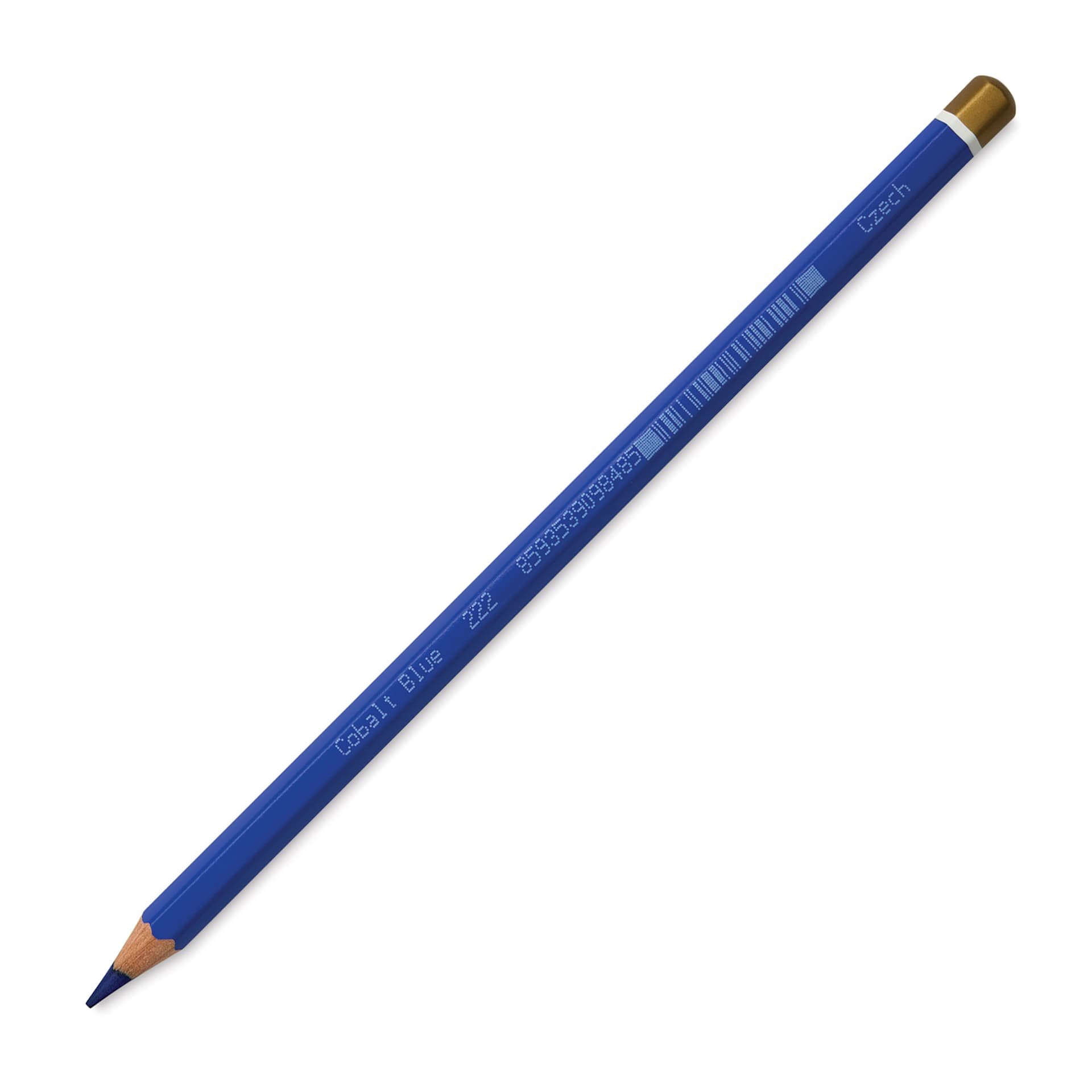 Koh-I-Noor Polycolor Dry Color Drawing Pencil - Cobalt Blue 17, side