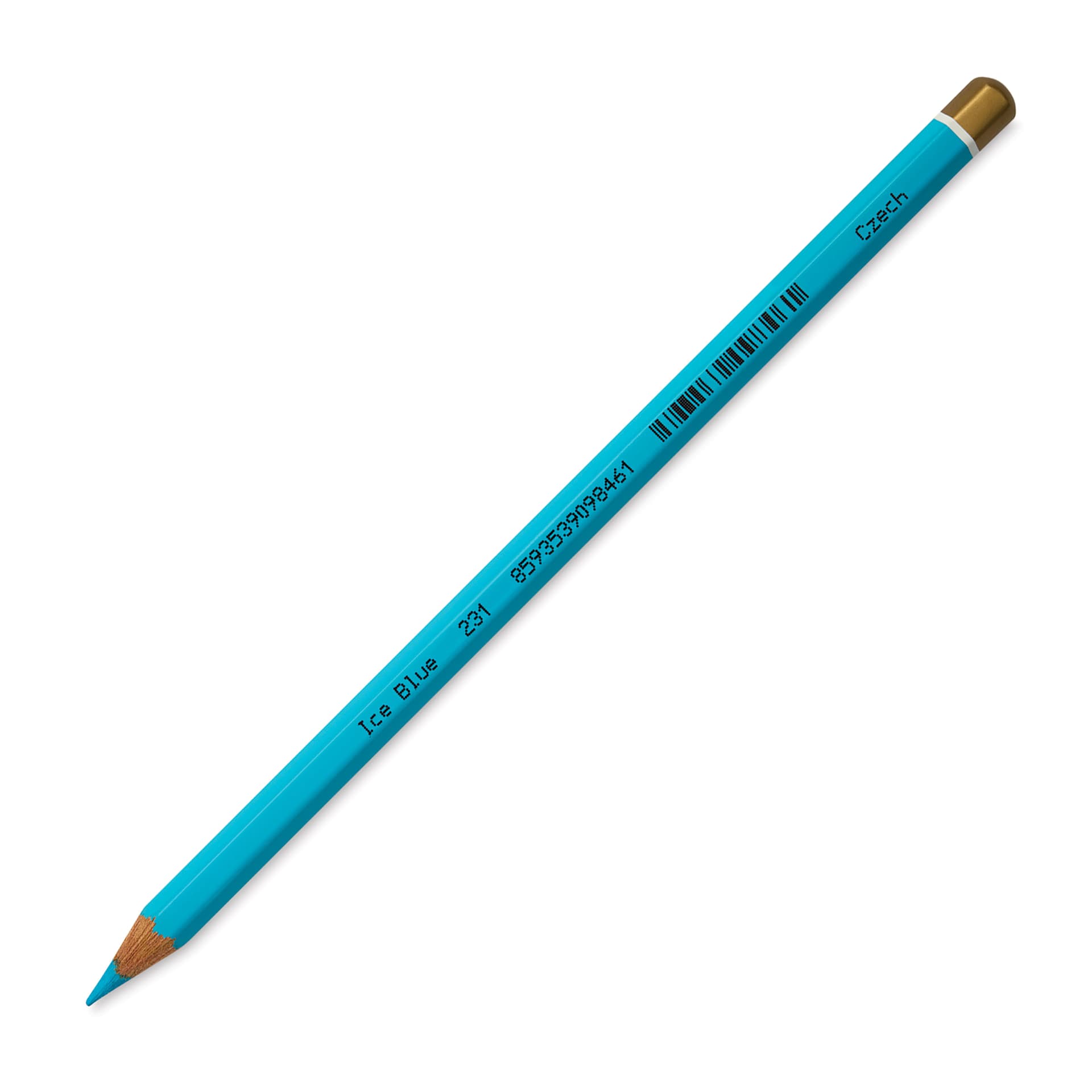 Koh-I-Noor Polycolor Dry Color Drawing Pencil - Ice Blue 15, side