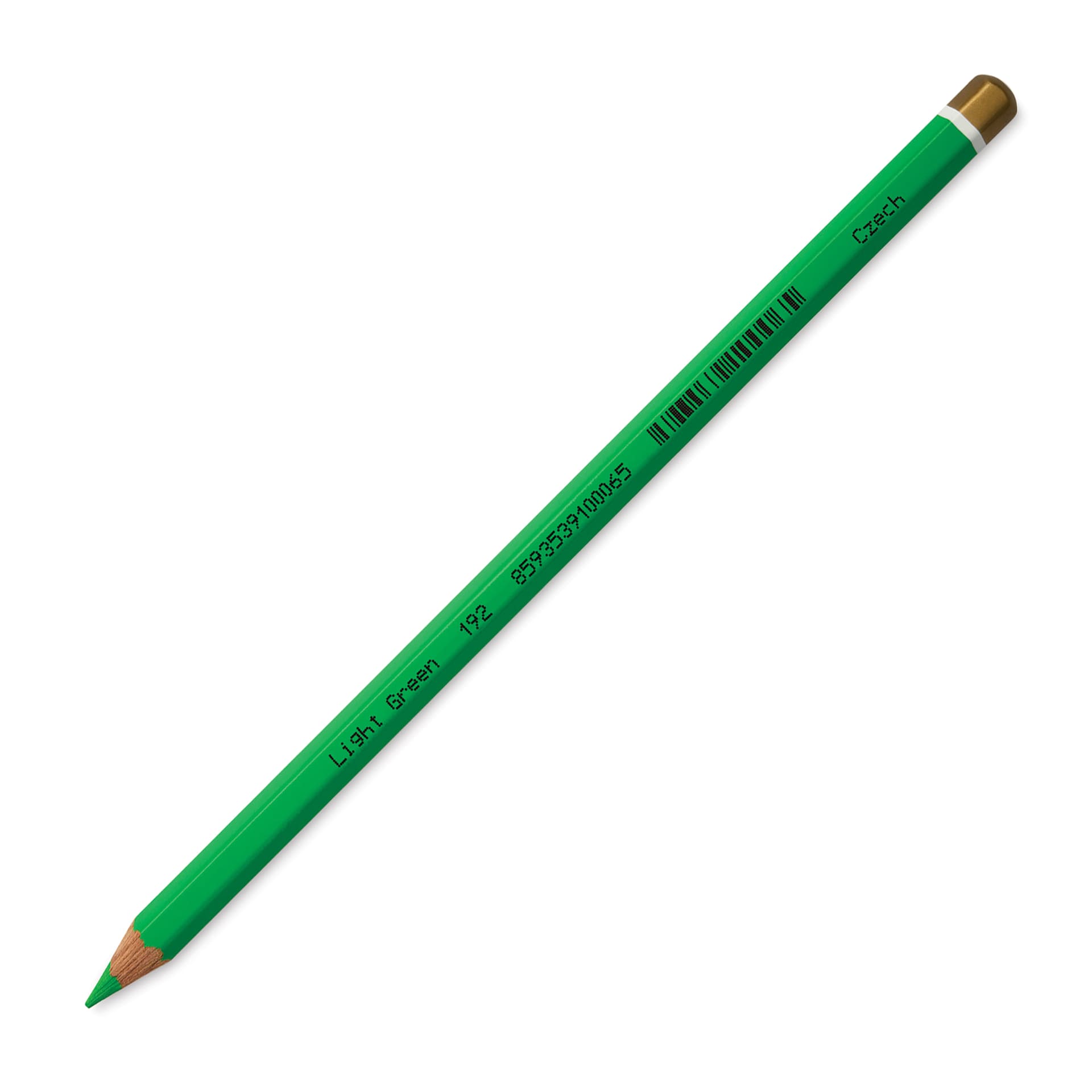 Koh-I-Noor Polycolor Dry Color Drawing Pencil - Light Green 58, side