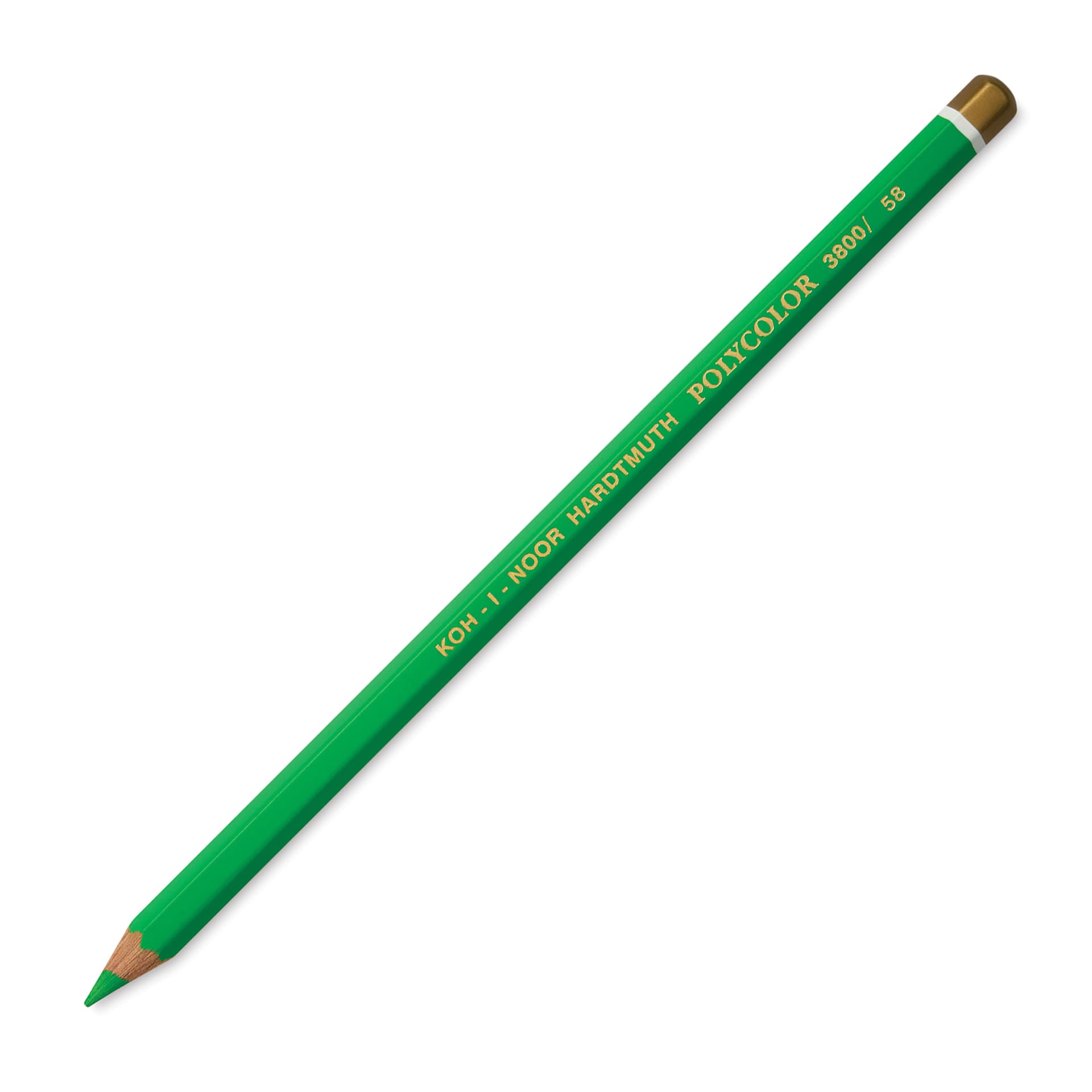 Koh-I-Noor Polycolor Dry Color Drawing Pencil - Light Green 58