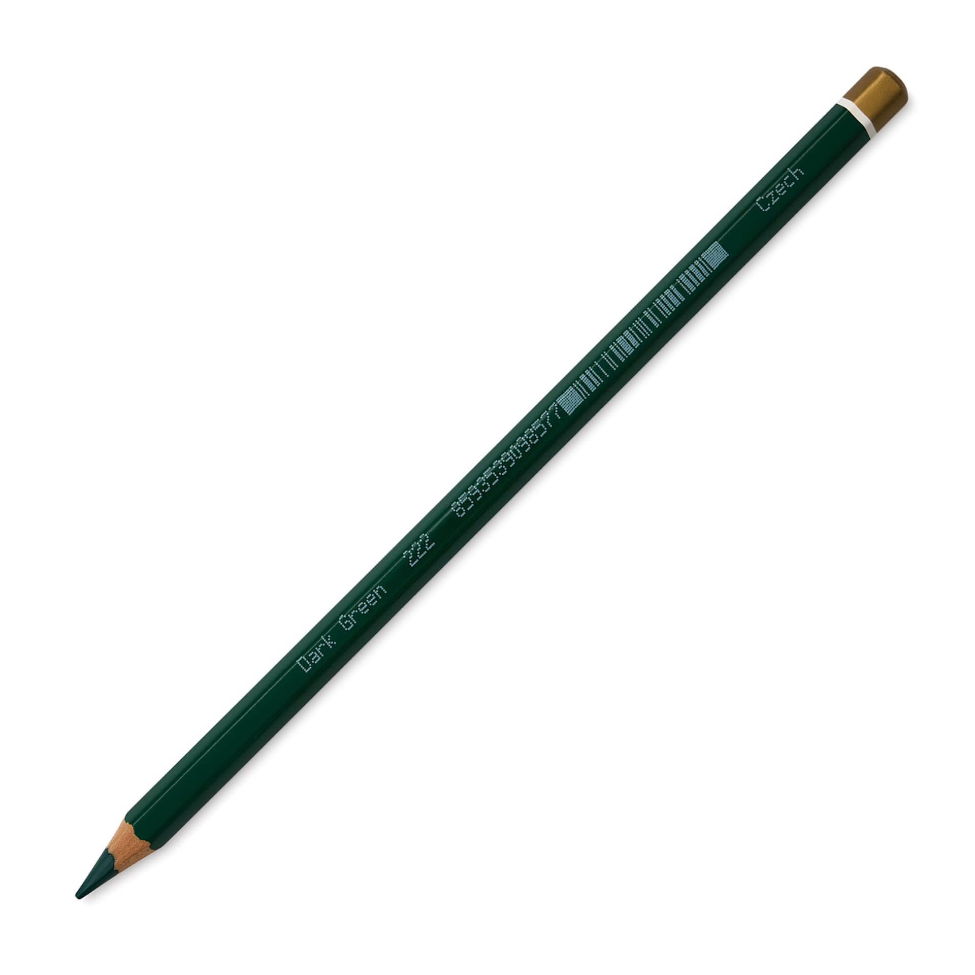 Koh-I-Noor Polycolor Dry Color Drawing Pencil - Dark Green 26, side