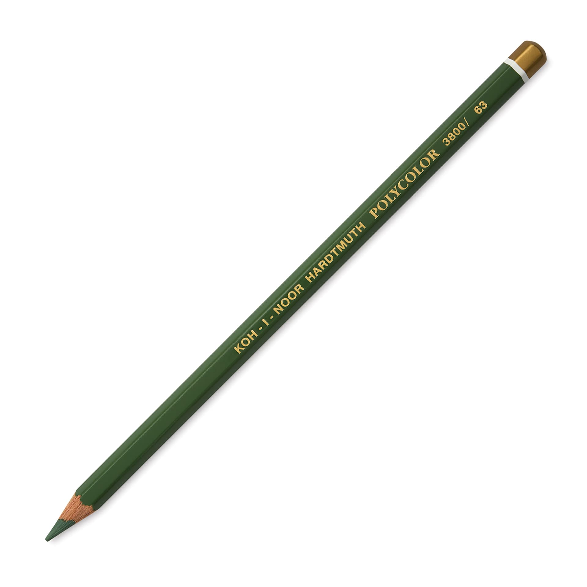 Koh-I-Noor Polycolor Dry Color Drawing Pencil - Olive Green Light 63