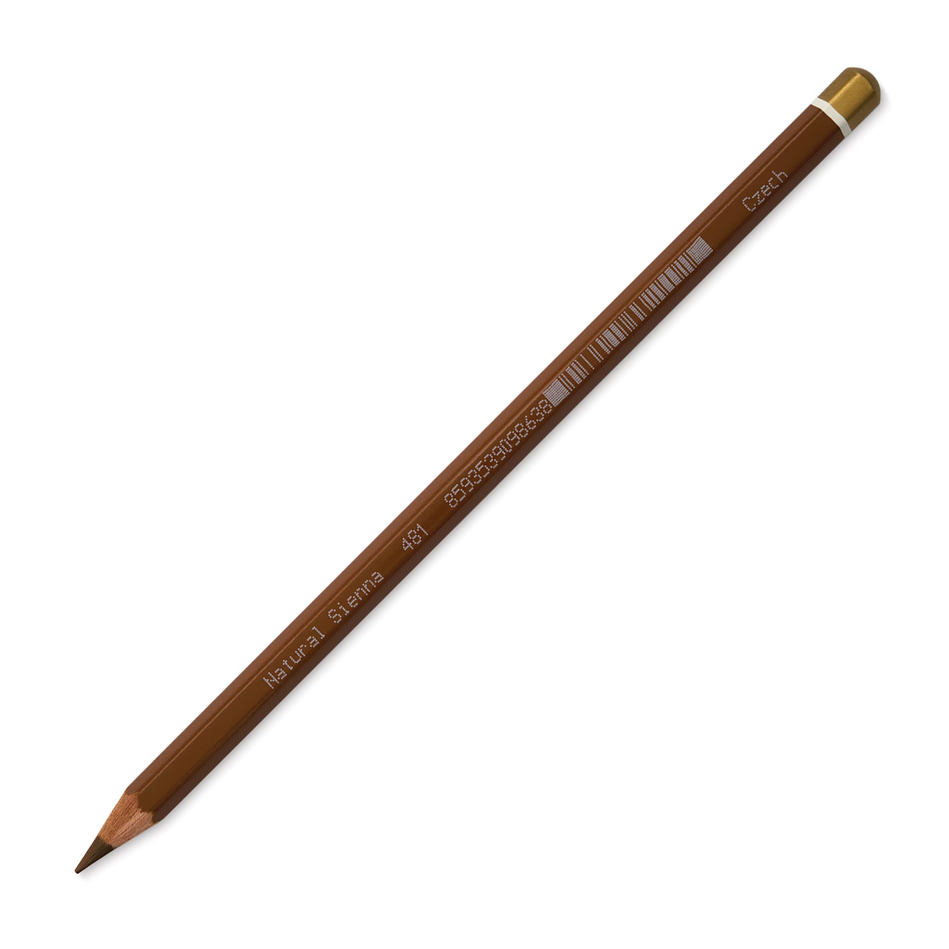 Koh-I-Noor Polycolor Dry Color Drawing Pencil - Brown 32, side