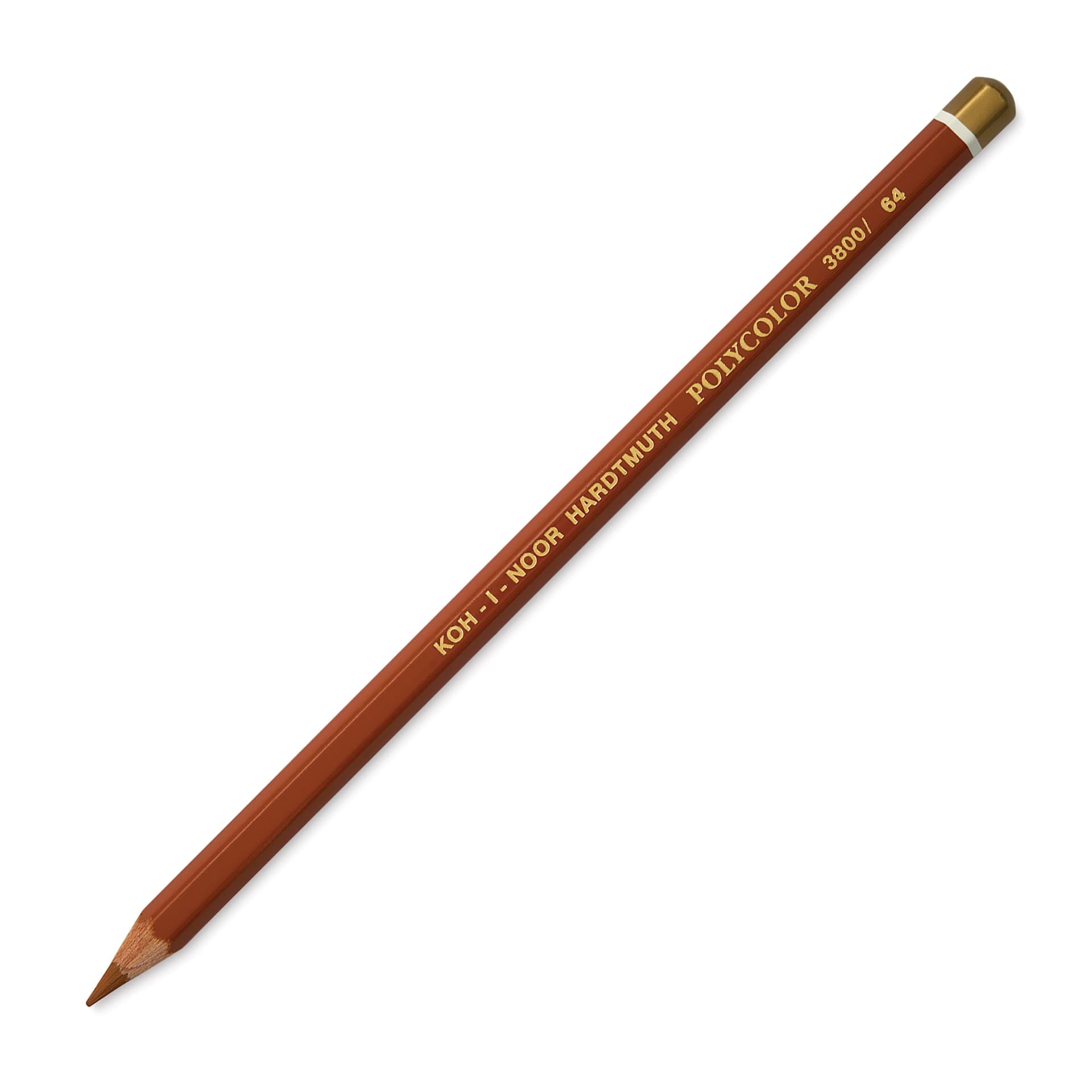 Koh-I-Noor Polycolor Dry Color Drawing Pencil - Burnt Ochre 64