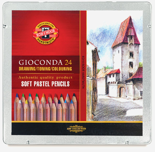 Soft Pastel Pencils, Set of 24