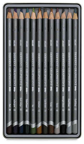 Derwent Graphitint Pencils - Set of 12  Inside of Package