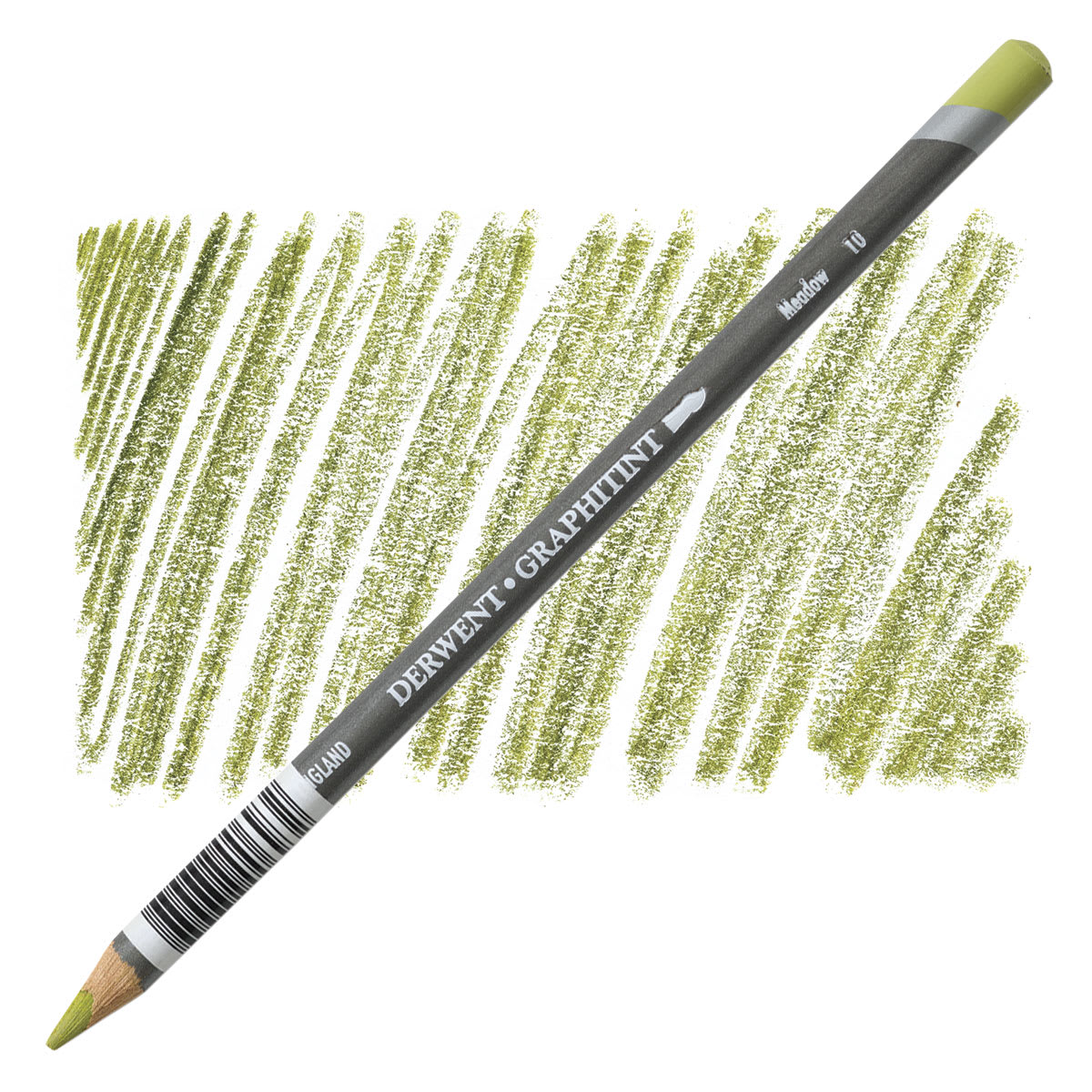 Derwent Graphitint Pencil - Meadow pencil and swatch