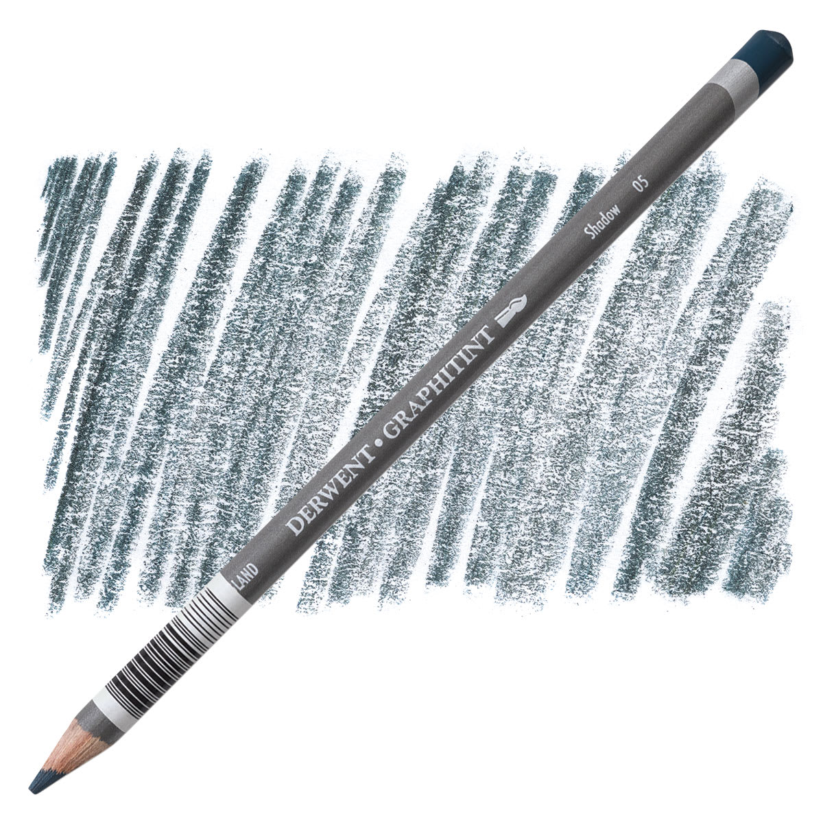 Derwent Graphitint Pencil - Shadow pencil and swatch
