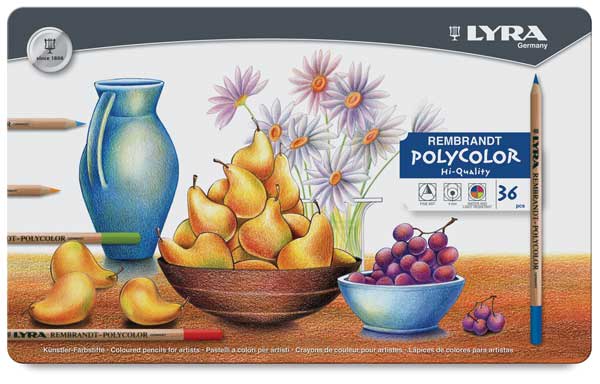 Oil-Based Colored Pencils, Set of 36