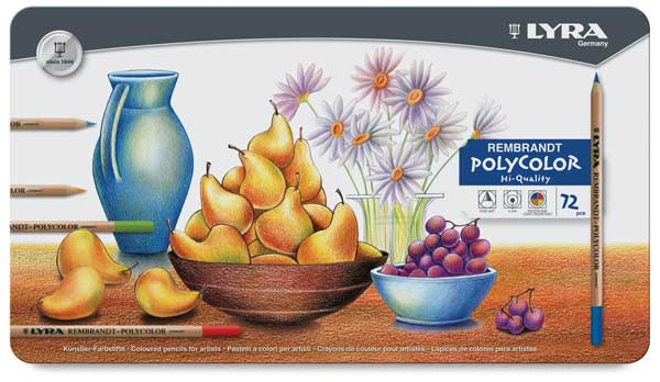 Oil-Based Colored Pencils, Set of 72