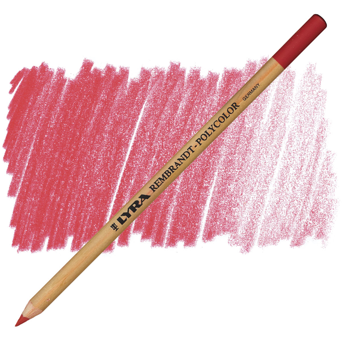 Lyra Rembrandt Polycolor Premium Oil-Based Colored Pencil - Pale Geranium Lake pencil and swatch