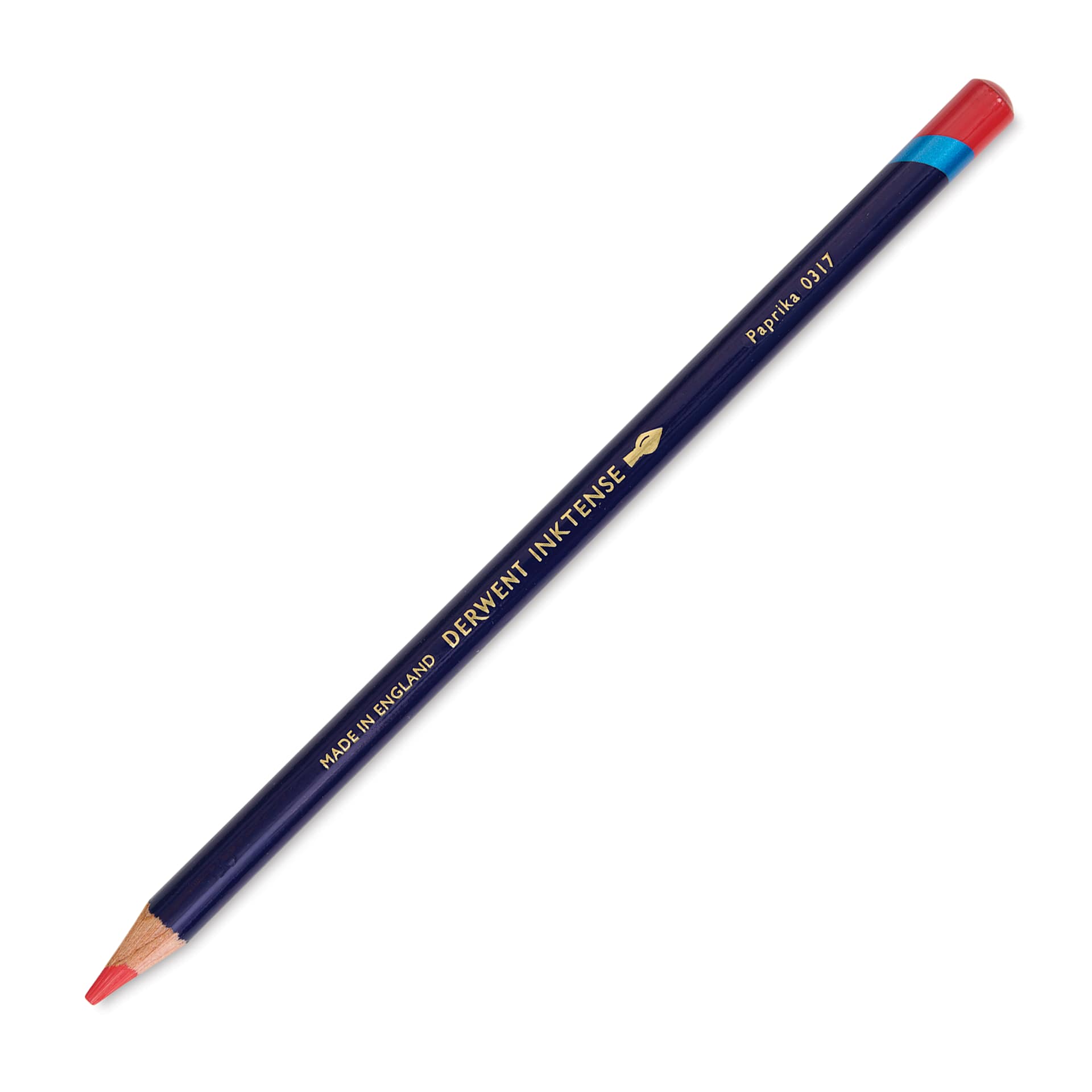 Derwent Inktense Pencil - Paprika, single pencil