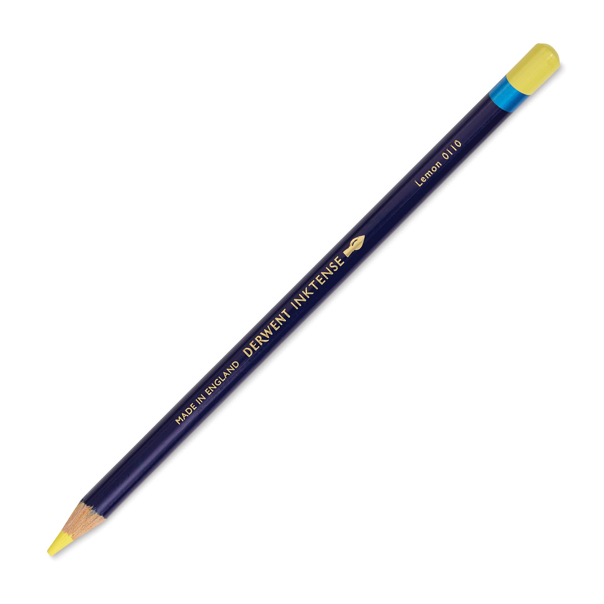 Derwent Inktense Pencil - Lemon, single pencil