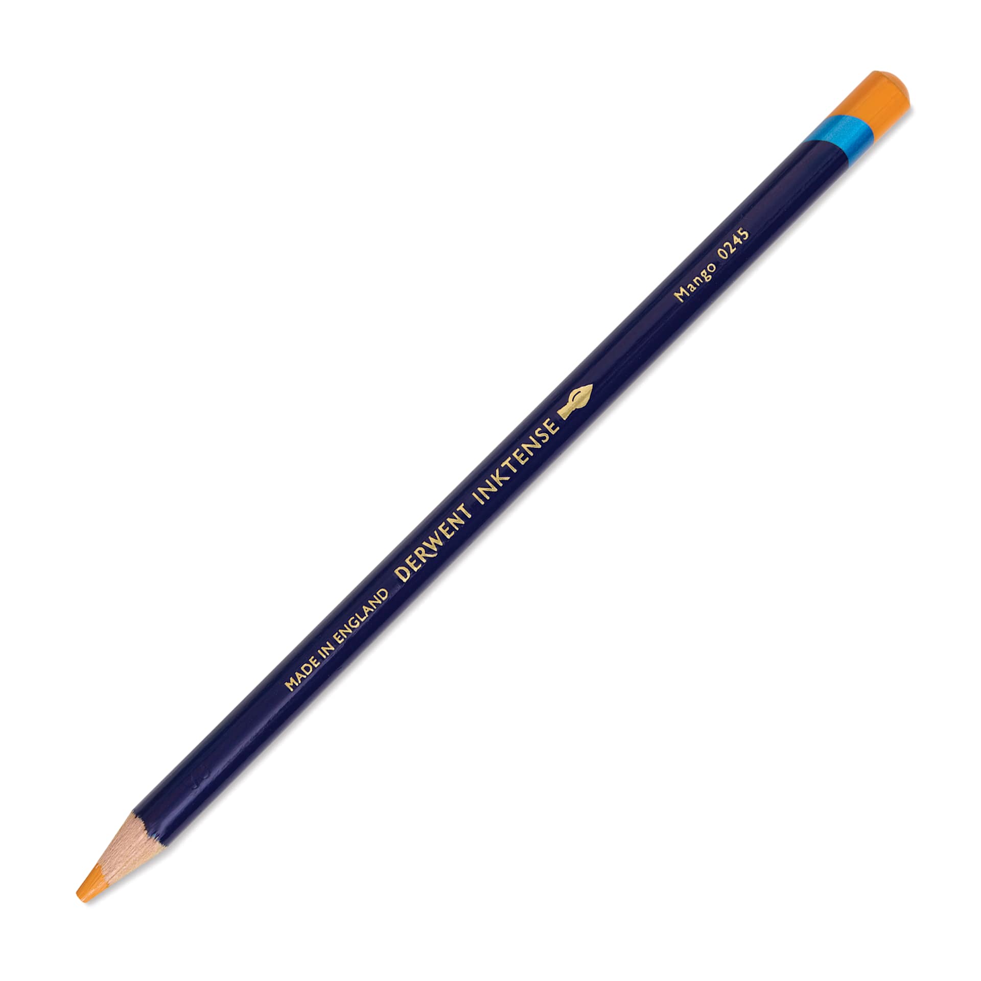 Derwent Inktense Pencil - Mango, single pencil