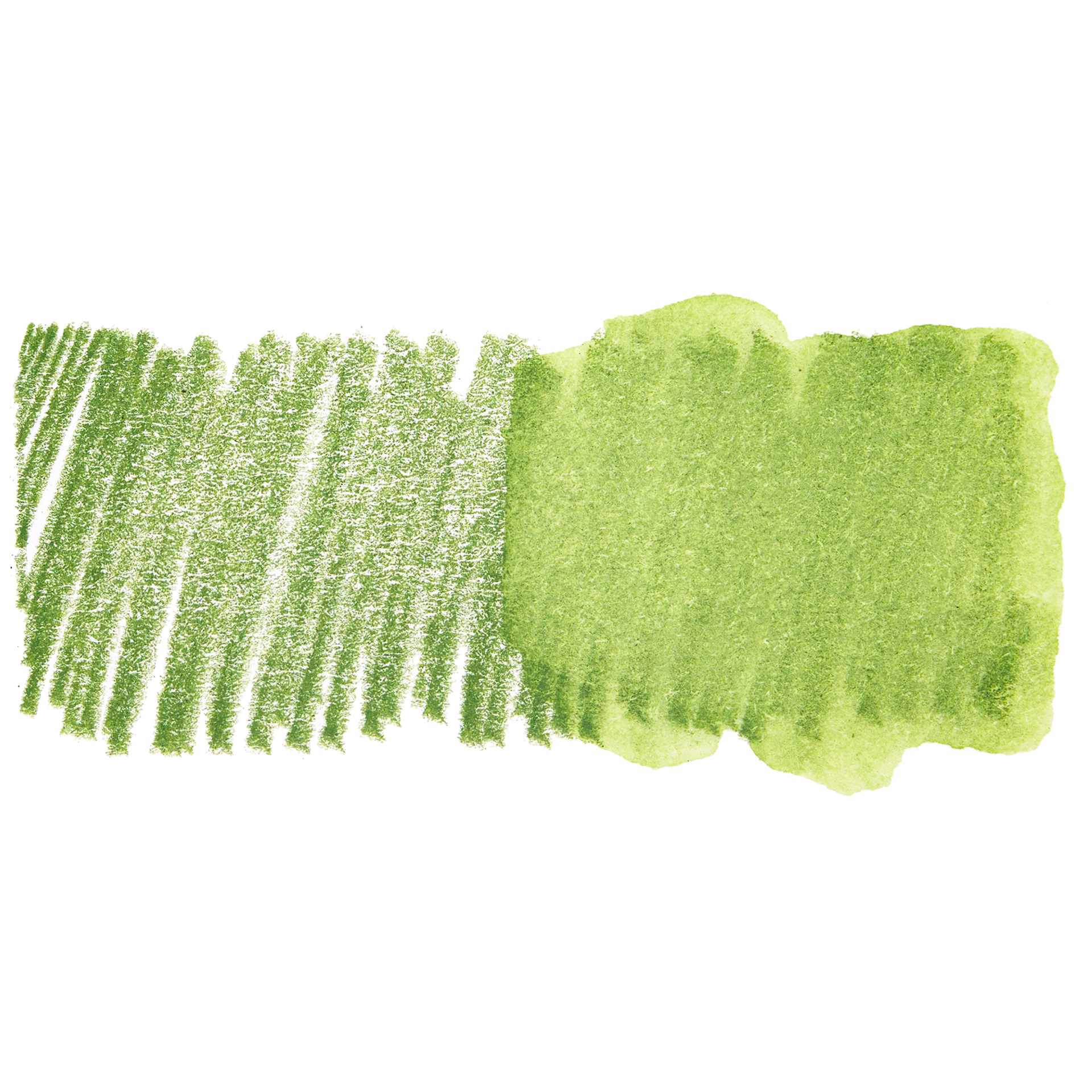 Derwent Inktense Pencil - Olivine, swatch only