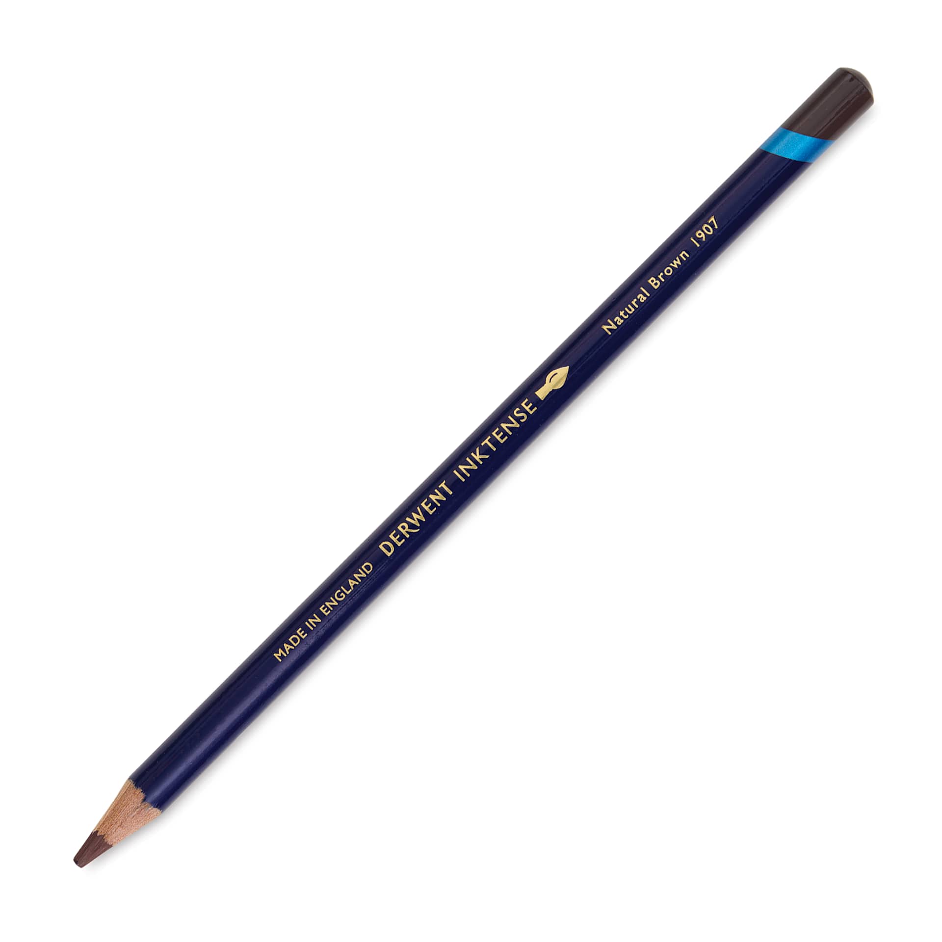 Derwent Inktense Pencil - Natural Brown, single pencil