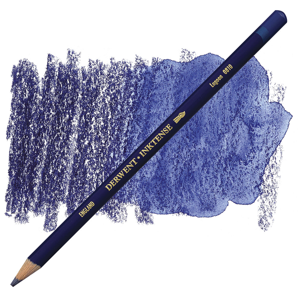 Derwent Inktense Pencil - Lagoon pencil and swatch