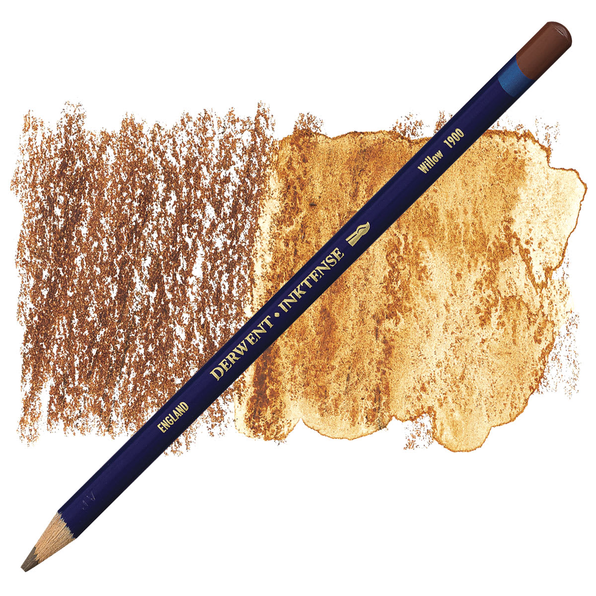 Derwent Inktense Pencil - Willow pencil and swatch