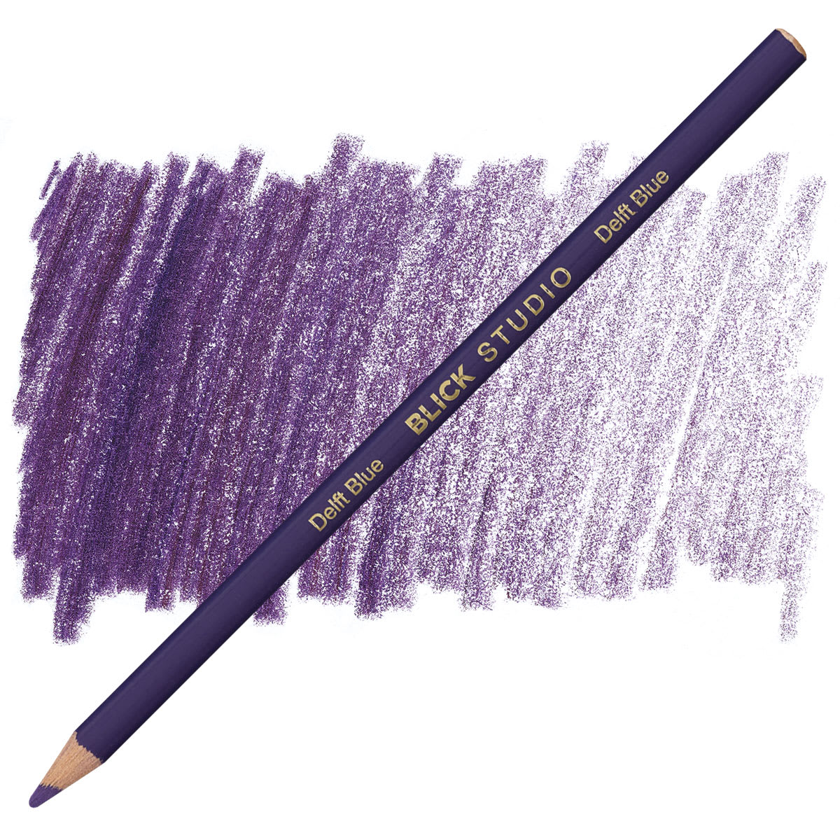 Blick Studio Artists' Colored Pencil - Delft Blue pencil and swatch
