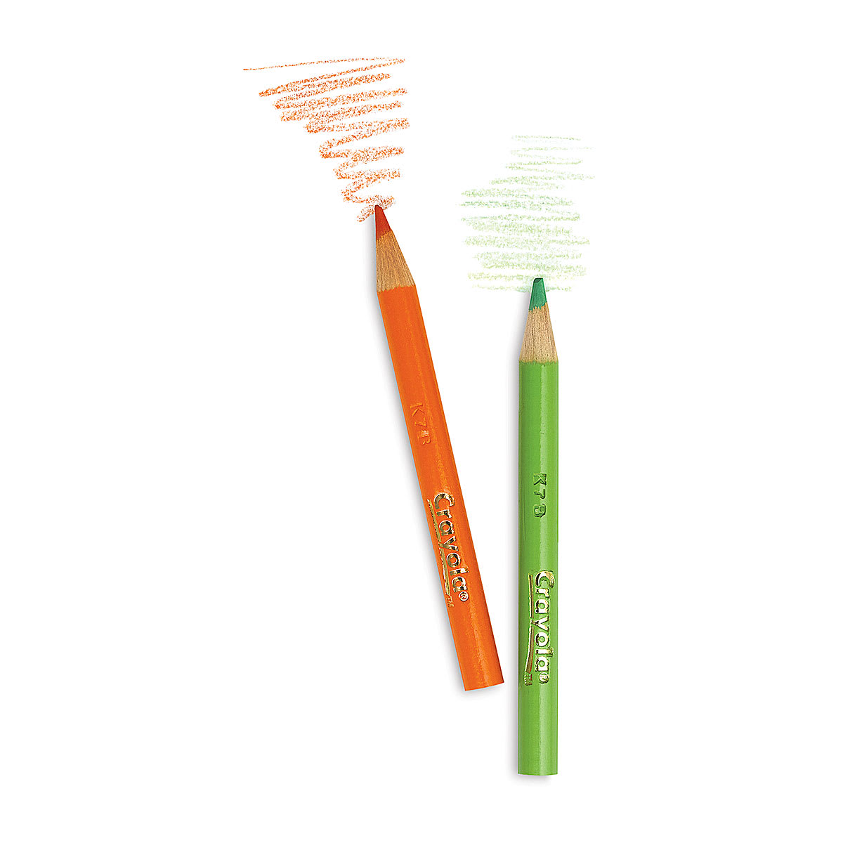 Crayola Short Colored Pencils - Assorted Colors, two pencils