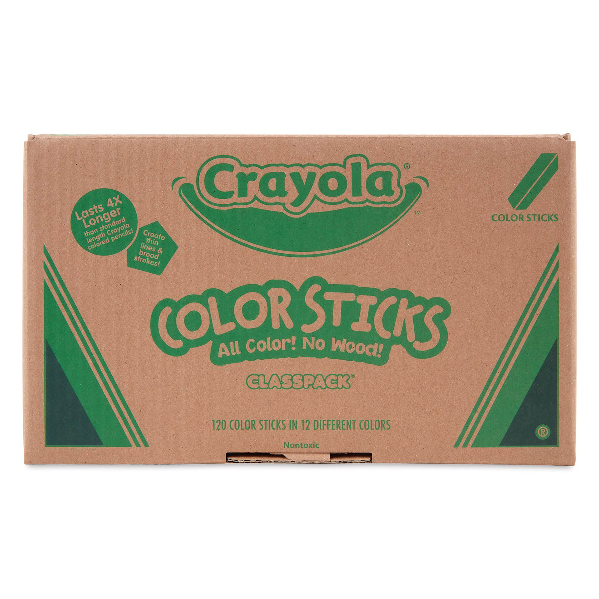 Crayola Color Sticks - Classpack of 120, front of the packaging