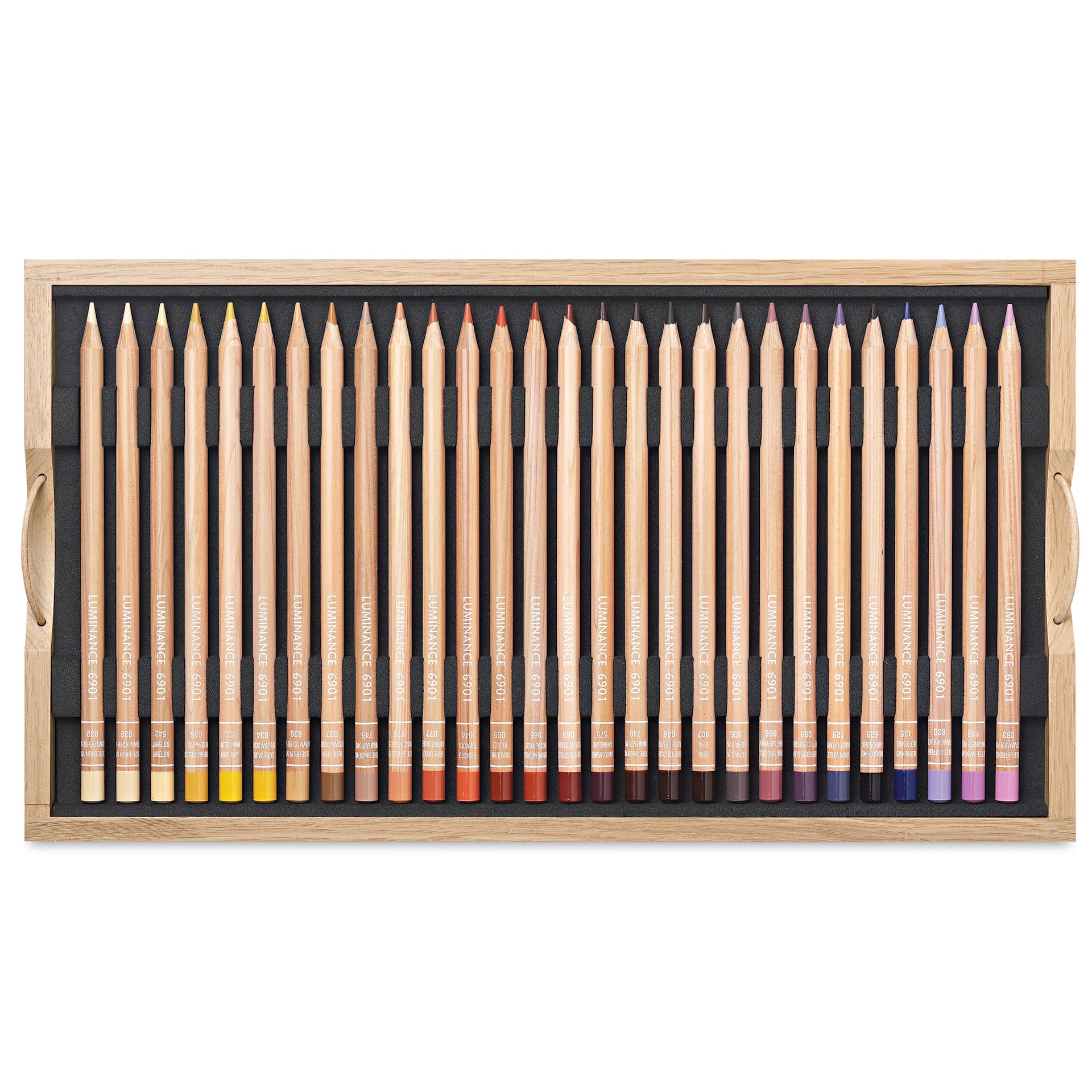 Caran d'Ache Luminance Colored Pencils - Assorted Colors, Wood Box, Set of 100, color pencils
