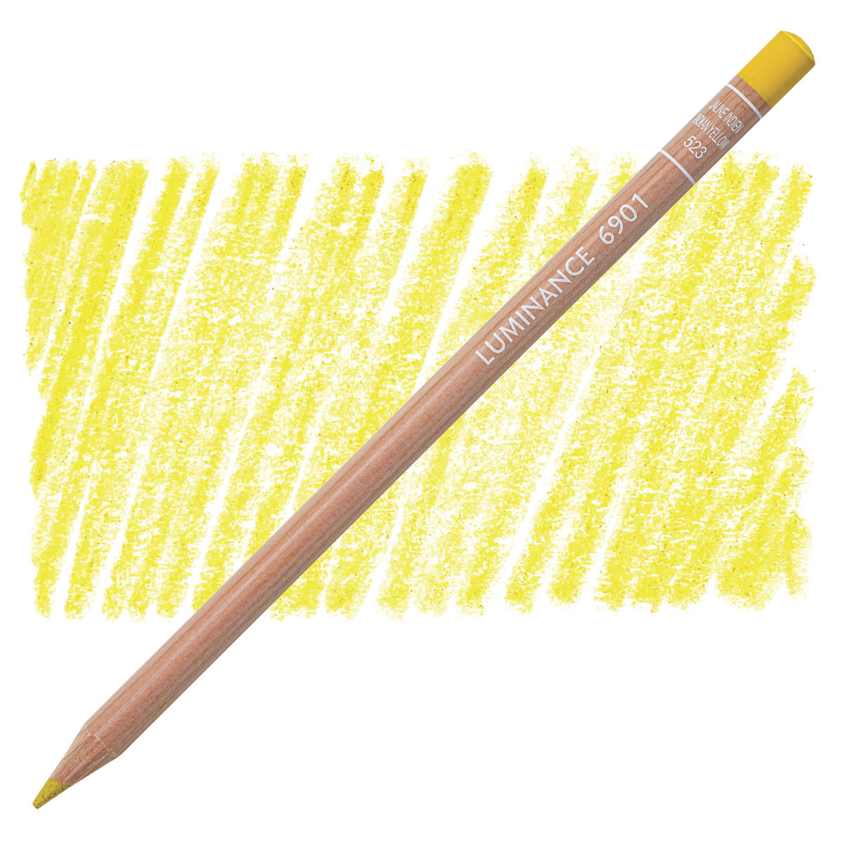 Caran d'Ache Luminance Colored Pencil - Indian Yellow pencil and swatch