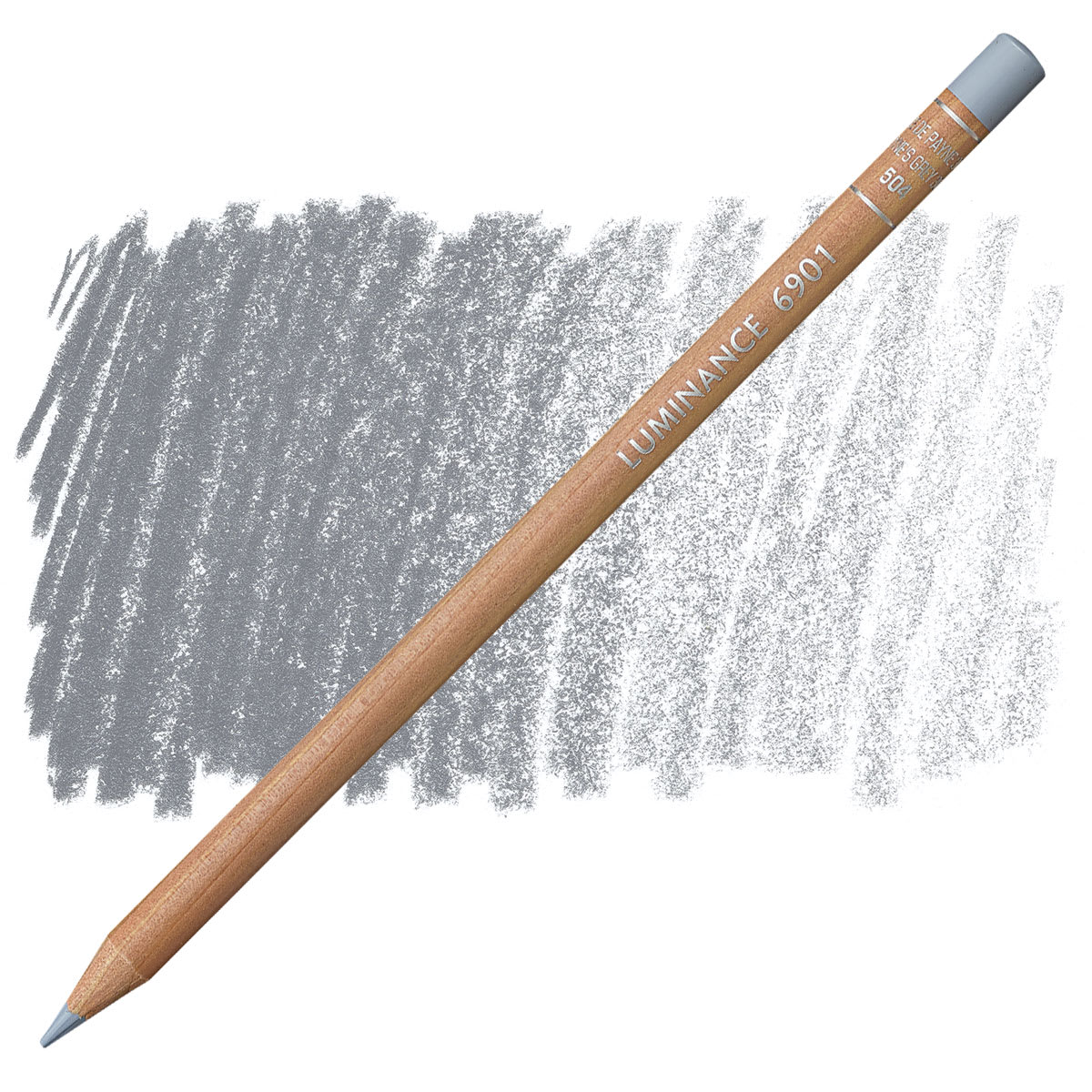 Caran d'Ache Luminance Colored Pencil - Payne's Gray 30% pencil and swatch