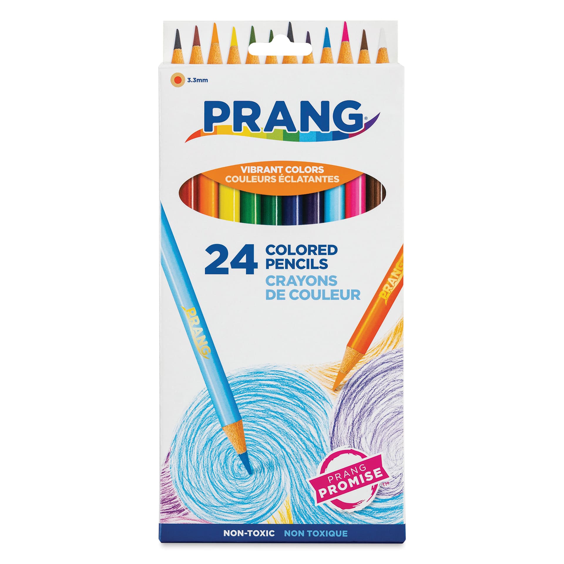Prang Colored Pencils - Assorted Colors, Set of 24, front of packaging
