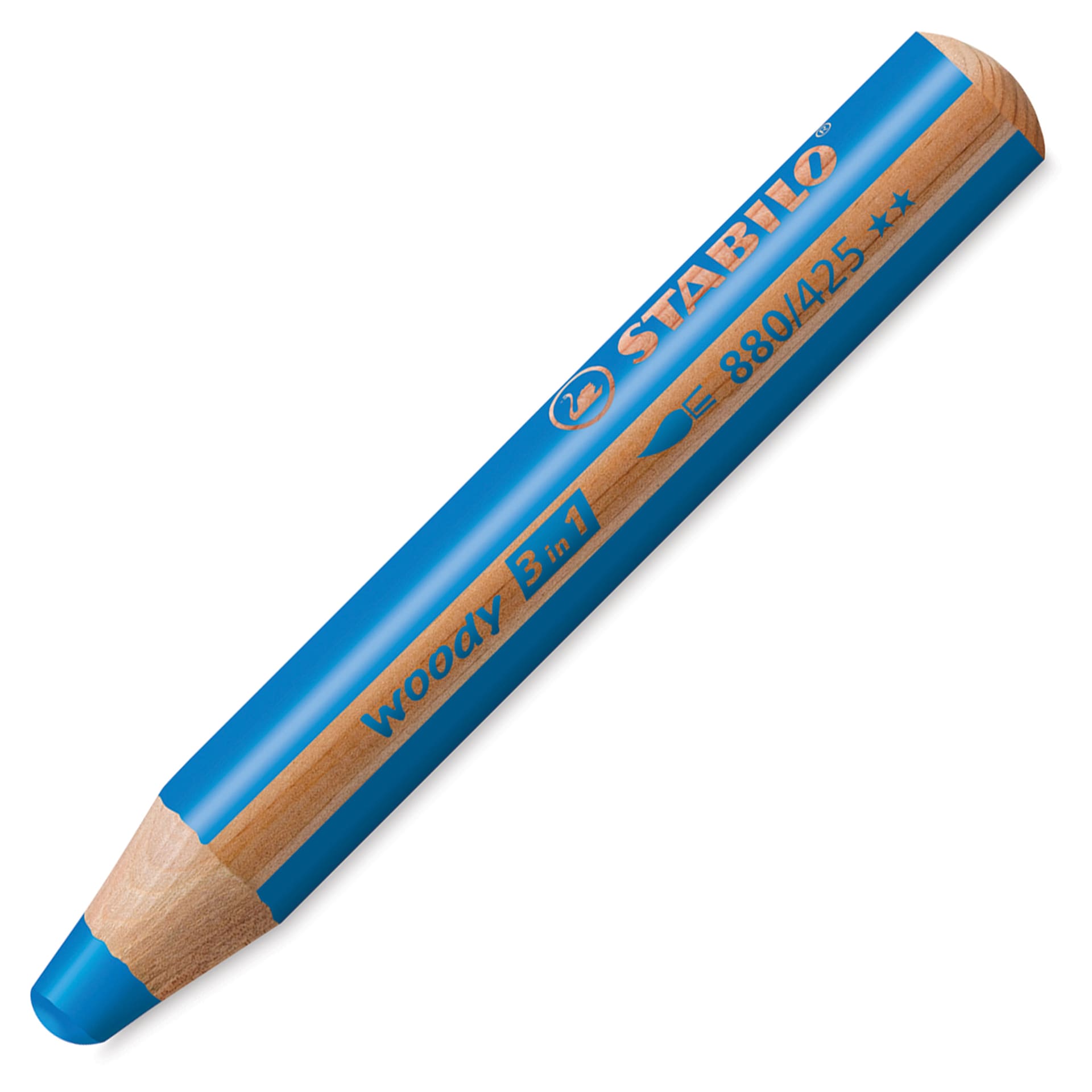 Stabilo Woody 3 in 1 Pencil - Blue