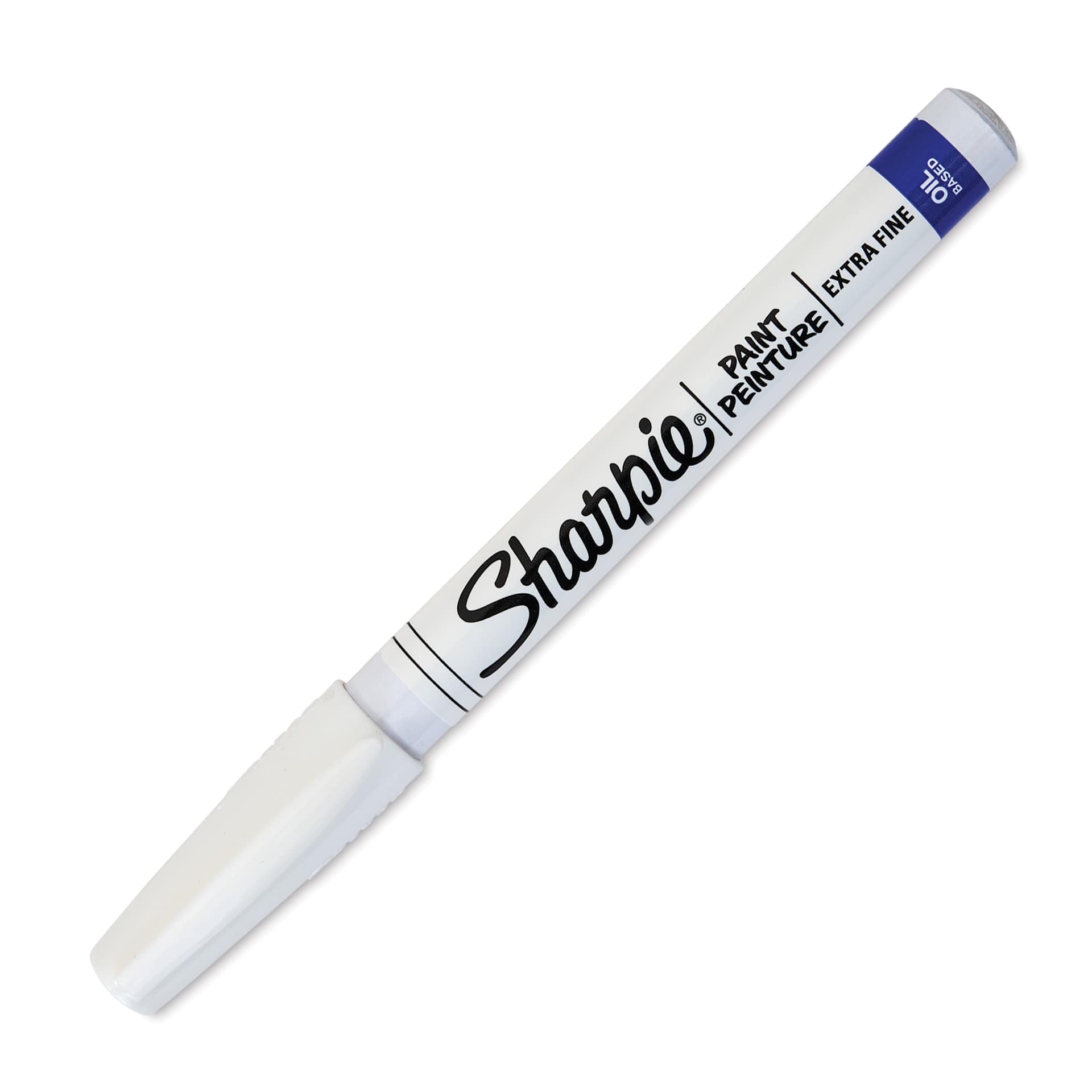 Sharpie Oil-Based Paint Marker - White, Extra Fine Point, cap off