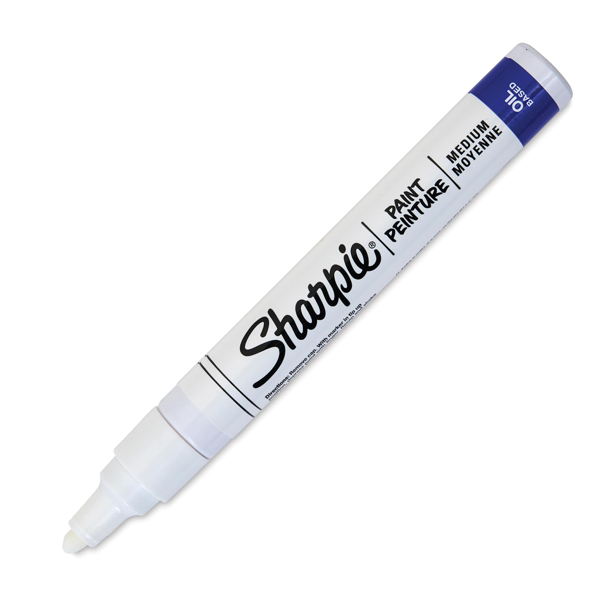 Sharpie Oil-Based Paint Marker - White, Medium Point, cap off Sharpie Oil-Based Paint Marker - White, Medium Point, cap off