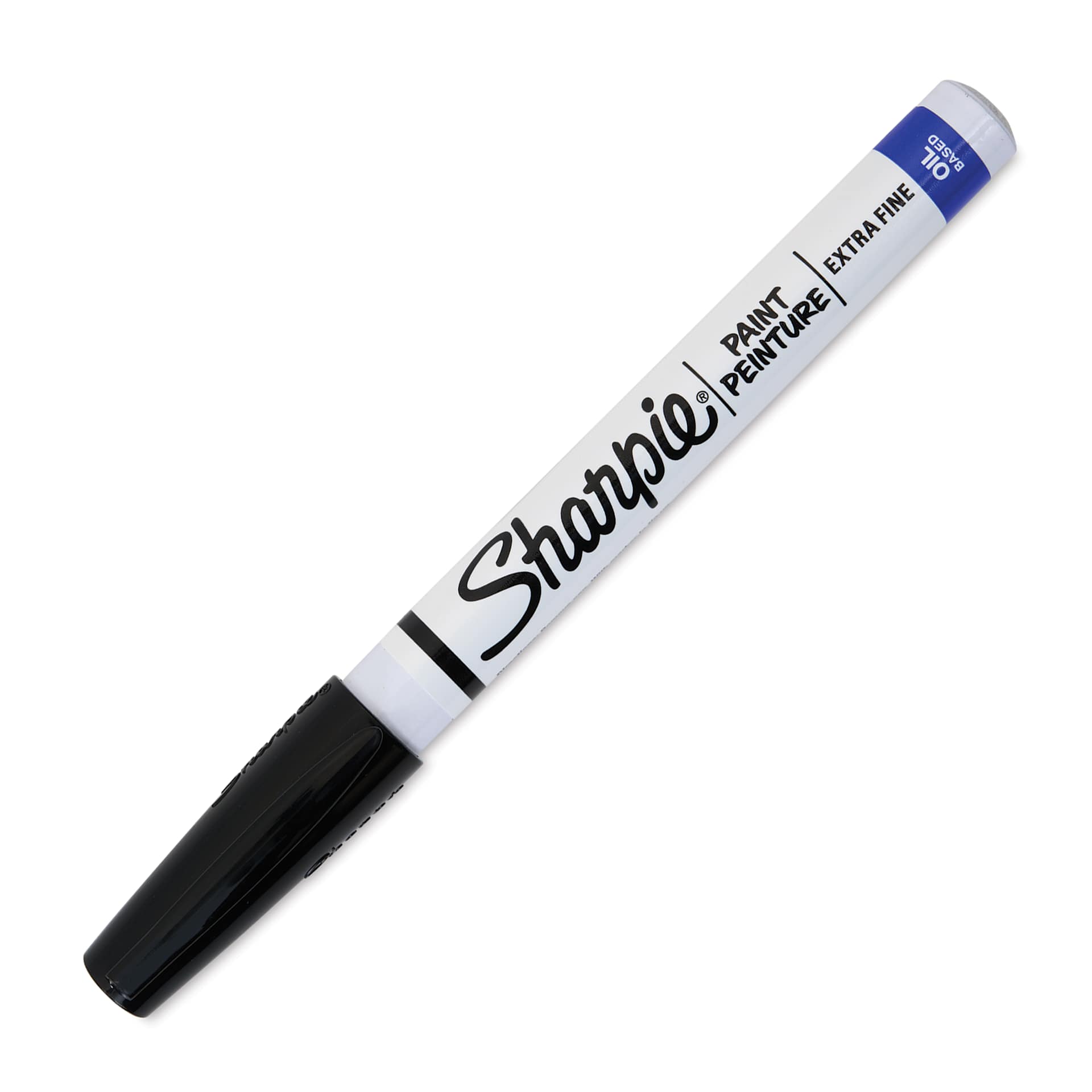 Sharpie Oil-Based Paint Marker - Black, Extra Fine Point, cap on Sharpie Oil-Based Paint Marker - Black, Extra Fine Point, cap on
