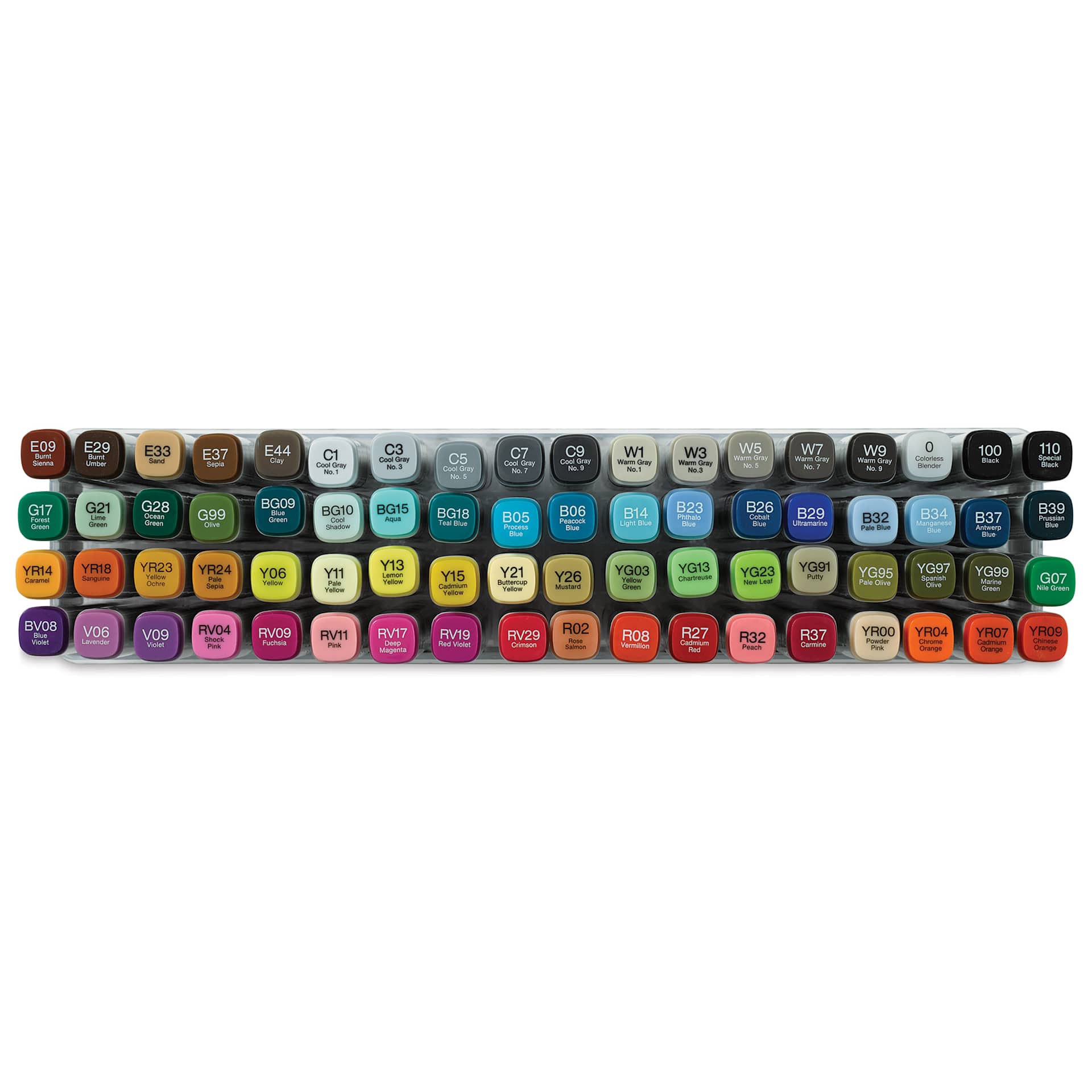 Copic Classic Marker - Set of 72, Set A Broad Range