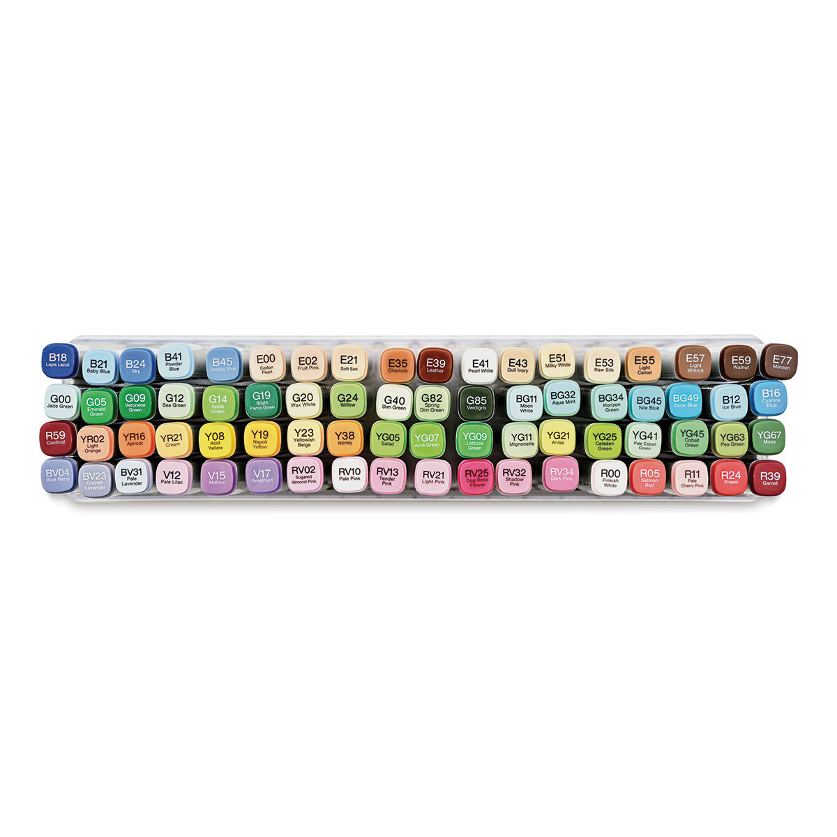 Copic Classic Marker - Set C Flesh Tones, Set of 72 (top view)