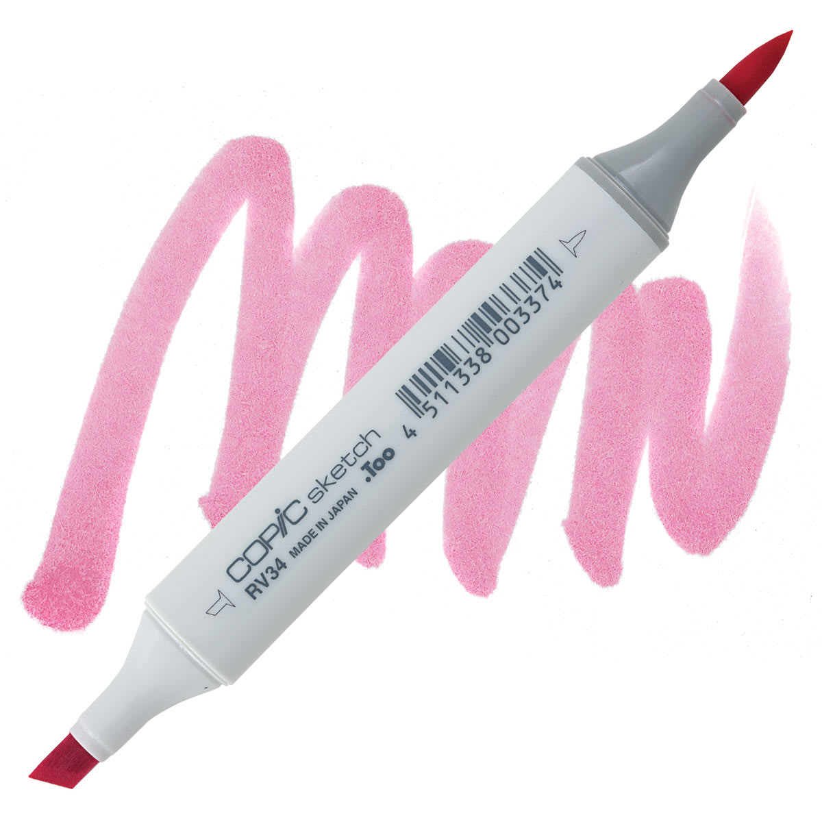 Copic Sketch Marker - Dark Pink RV34 marker and swatch