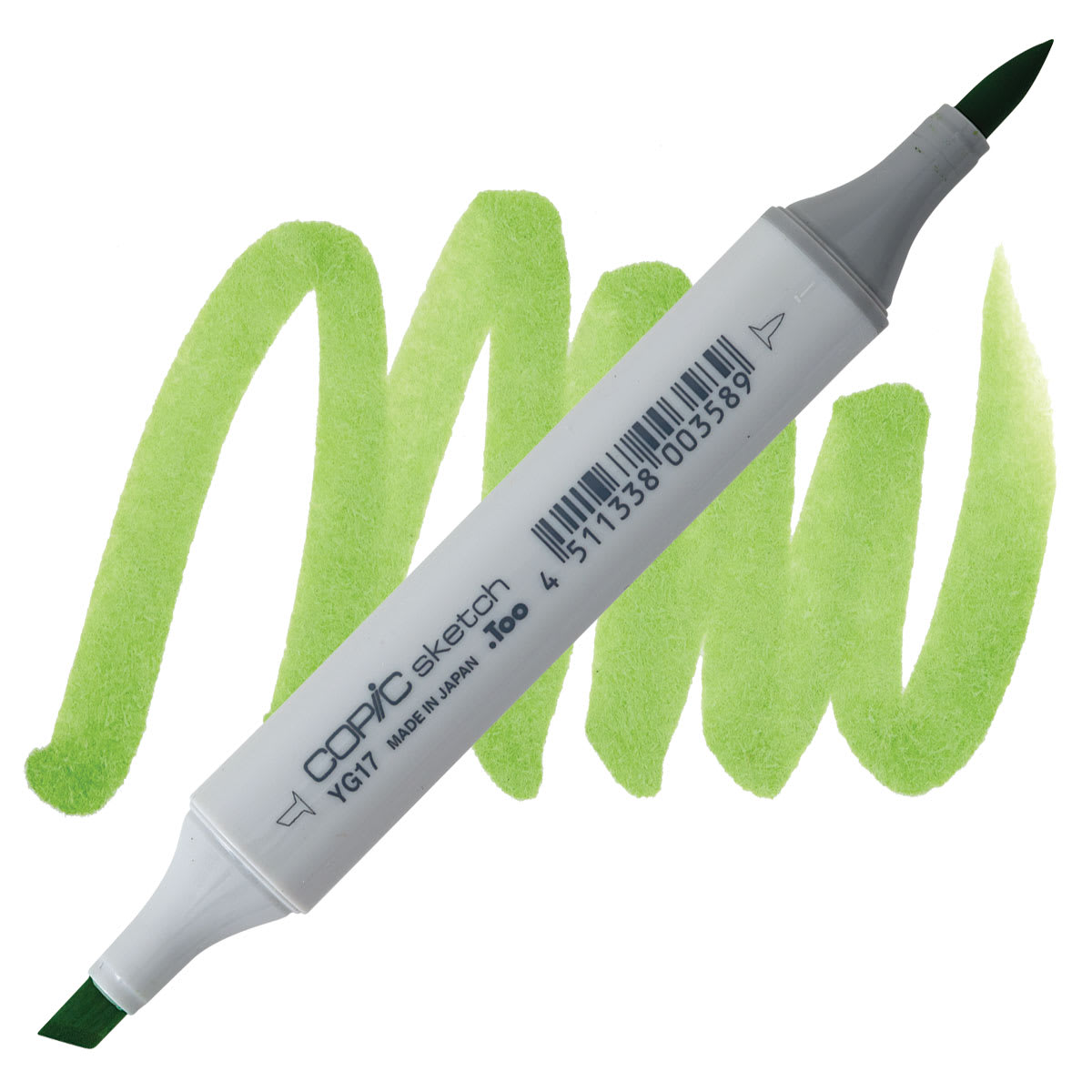 Copic Sketch Marker - Grass Green YG17 marker and swatch