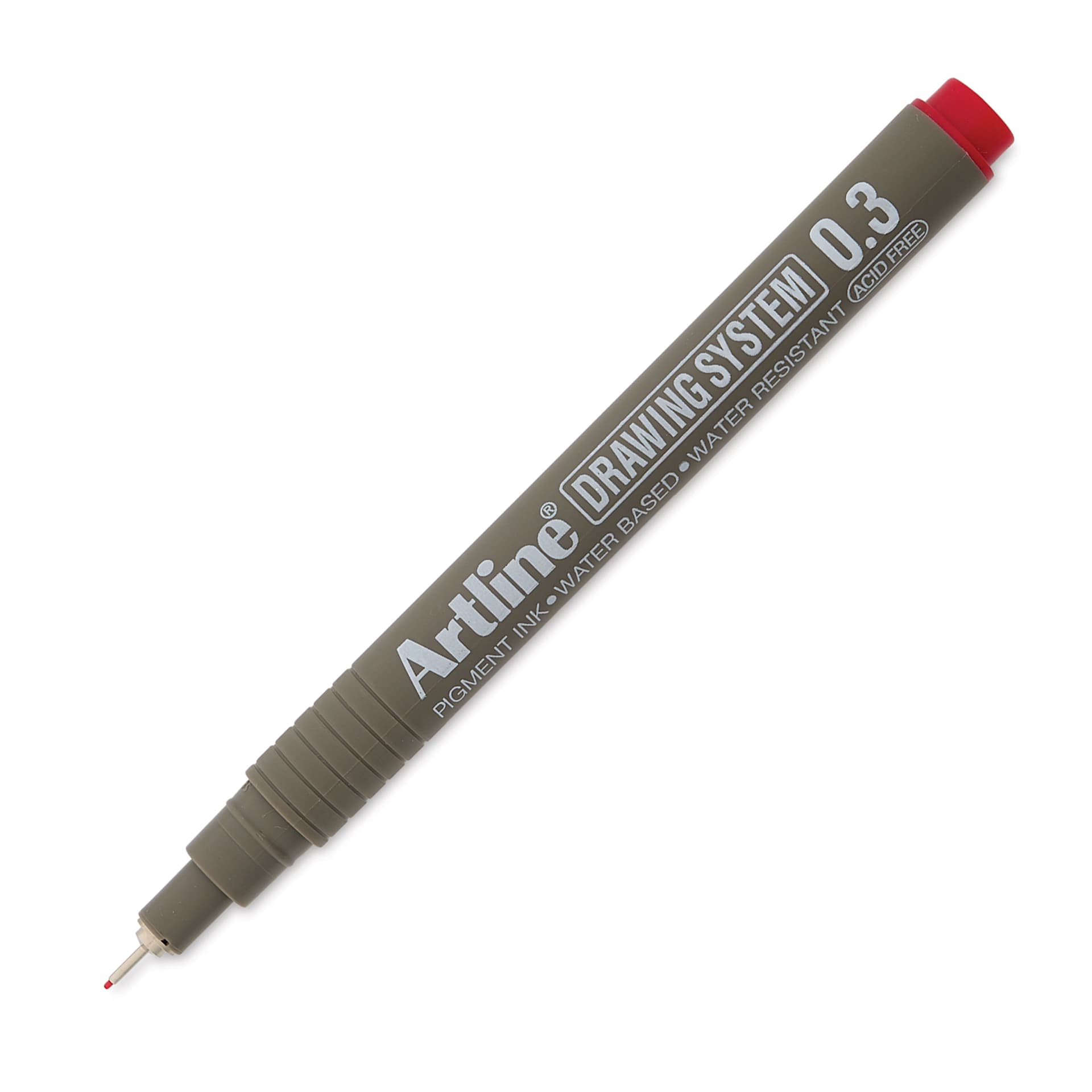 Artline Drawing Pen - Red, 0.3 mm Tip
