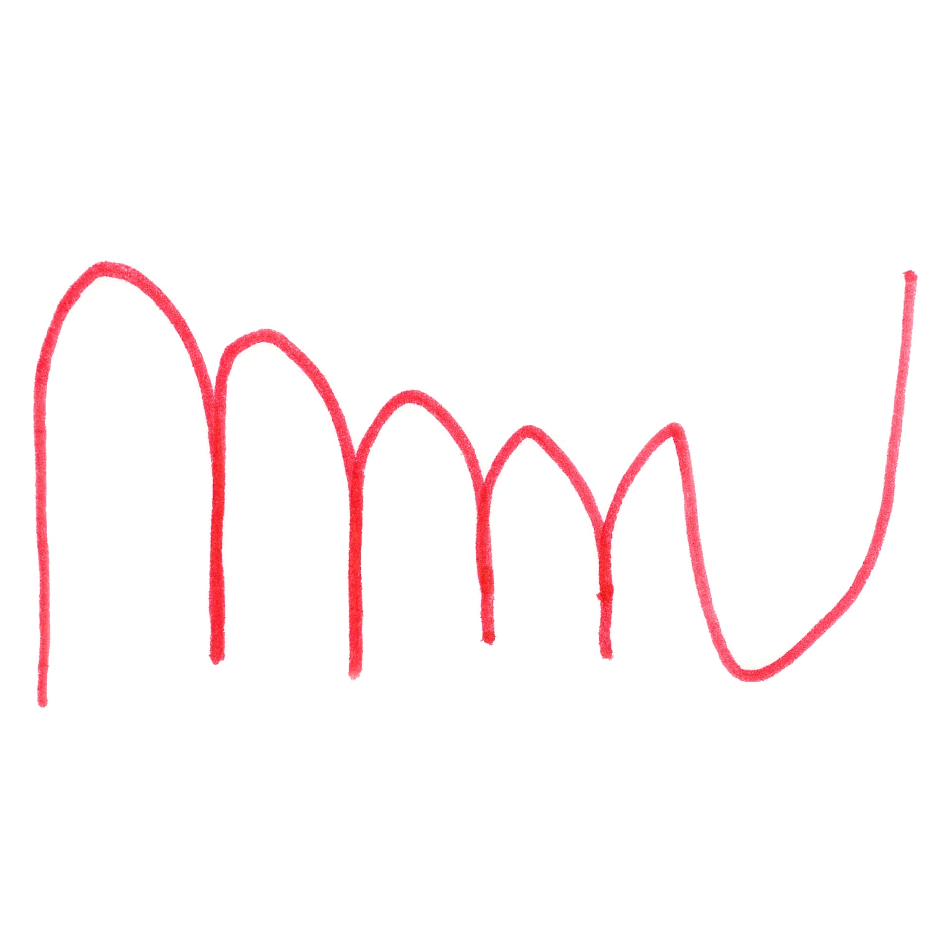 Artline Drawing Pen - Red, 0.6 mm Tip swatch