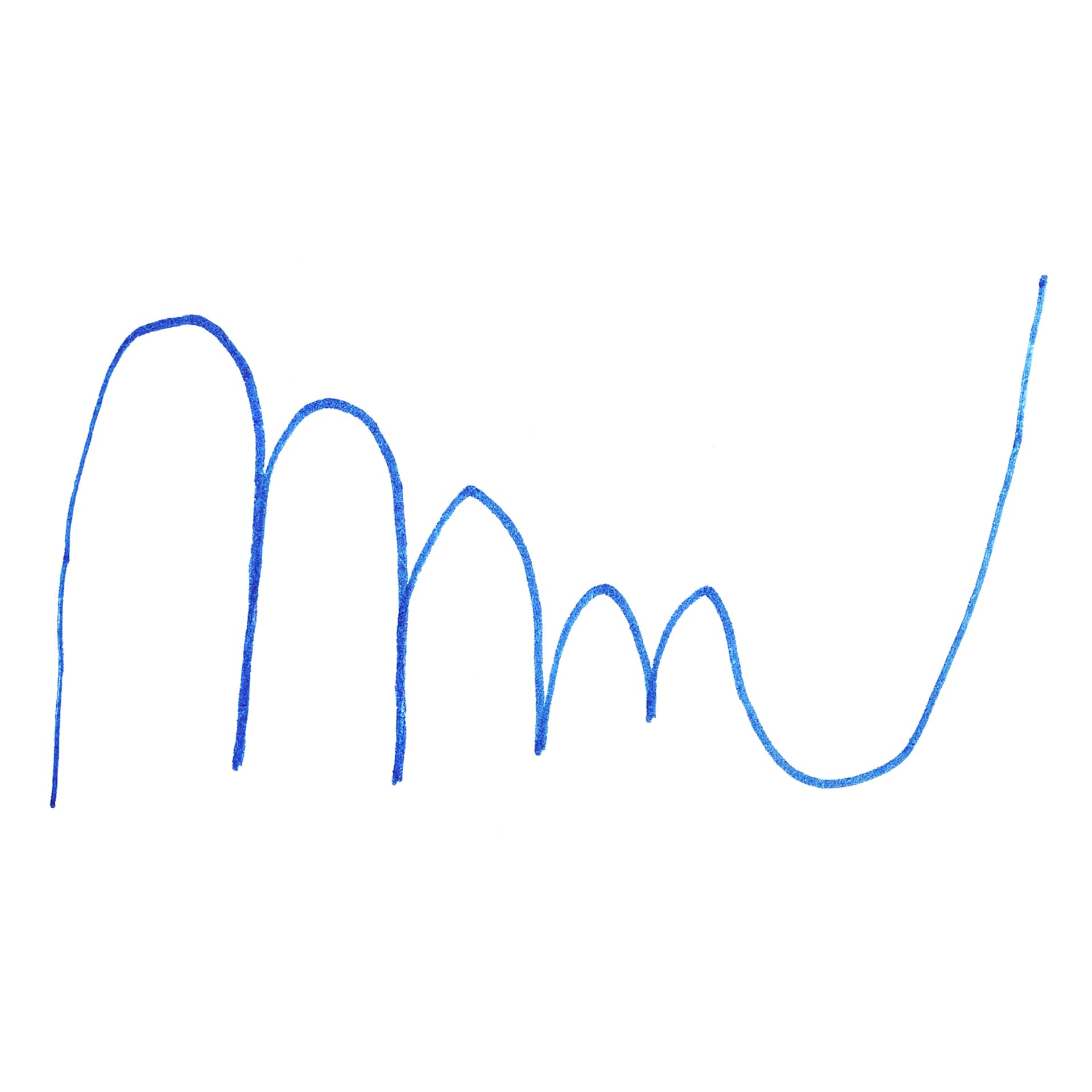 Artline Drawing Pen - Blue, 0.1 mm Tip swatch