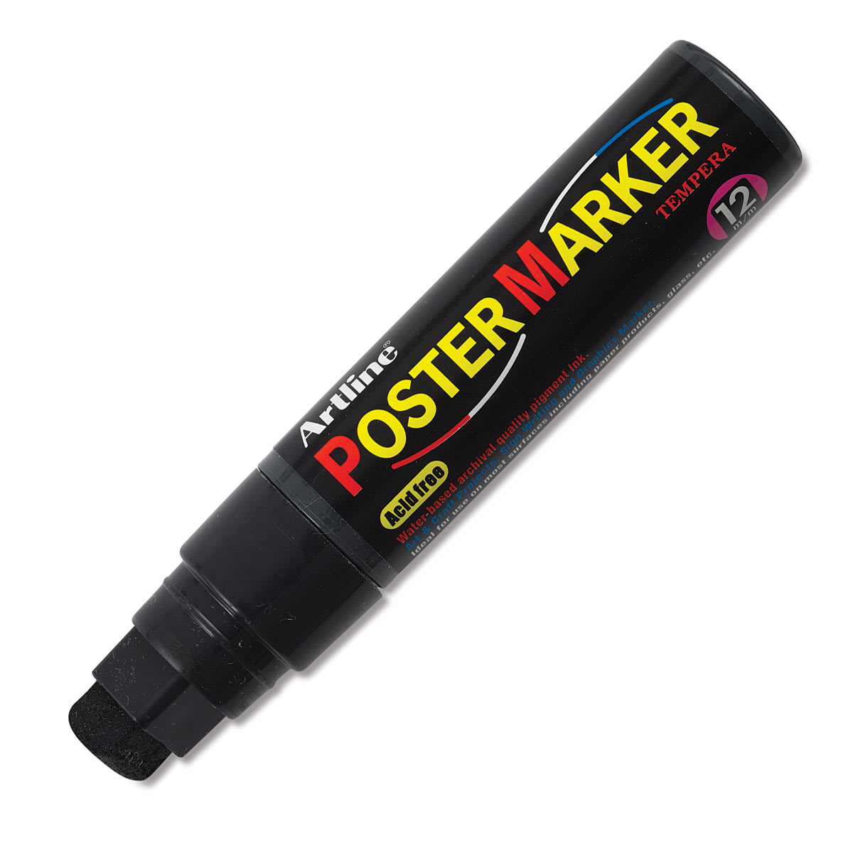 Artline Poster Markers - 12 mm Tip, Black