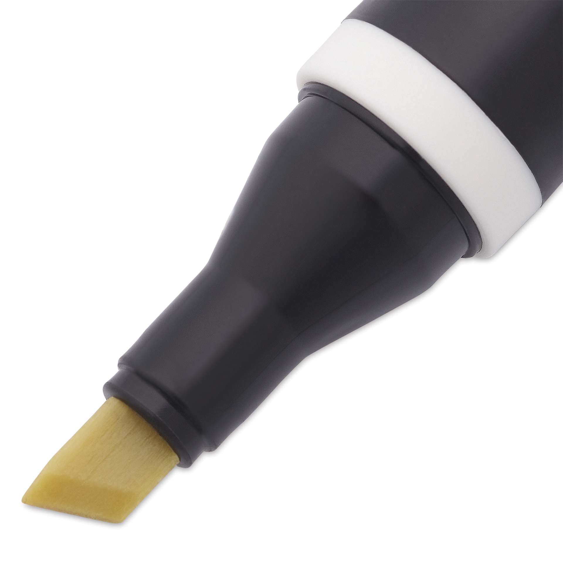 Blick Studio Alcohol Art Marker - 092 Antique White, close-up of the chisel tip