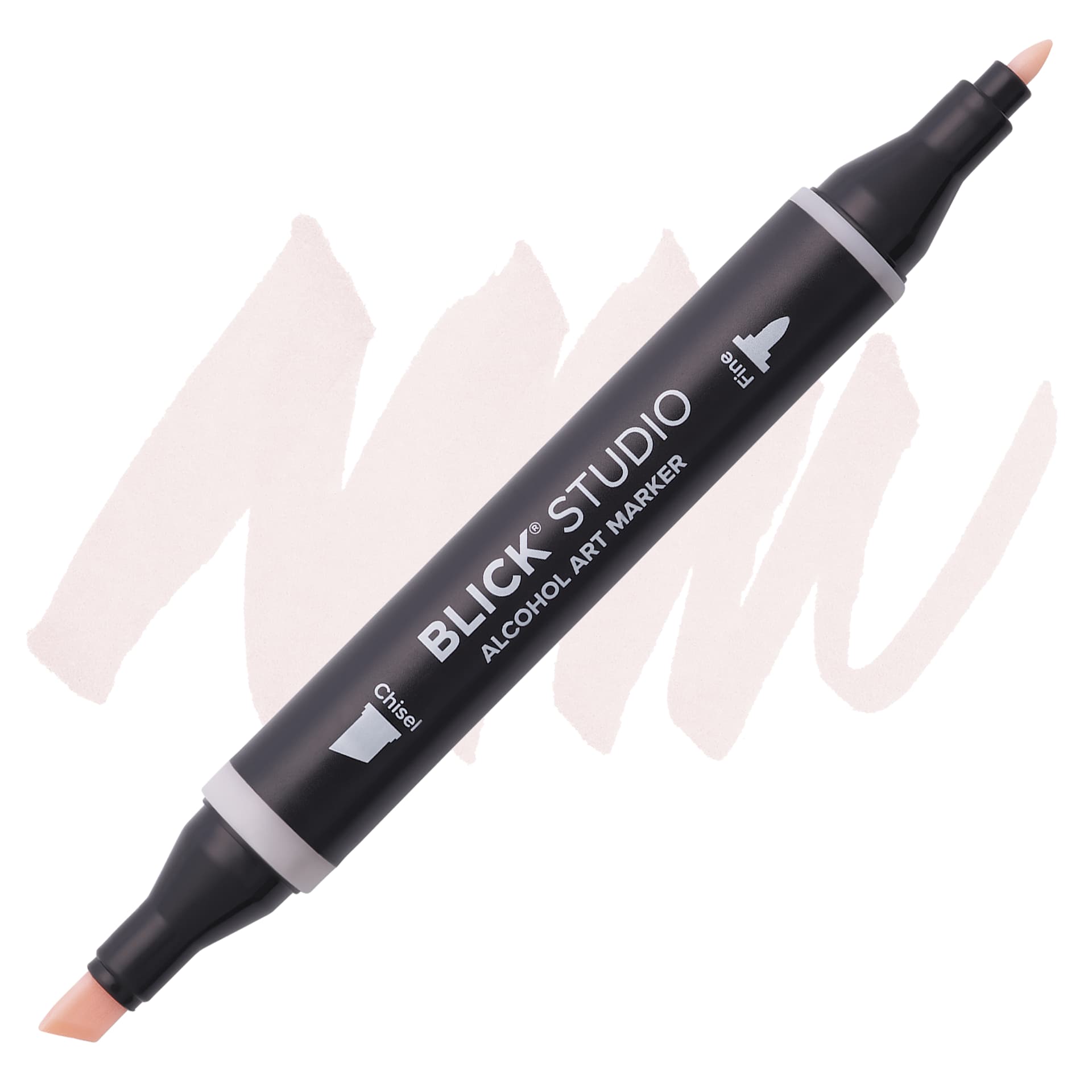 Blick Studio Alcohol Art Marker - 133 Silk, swatch and marker