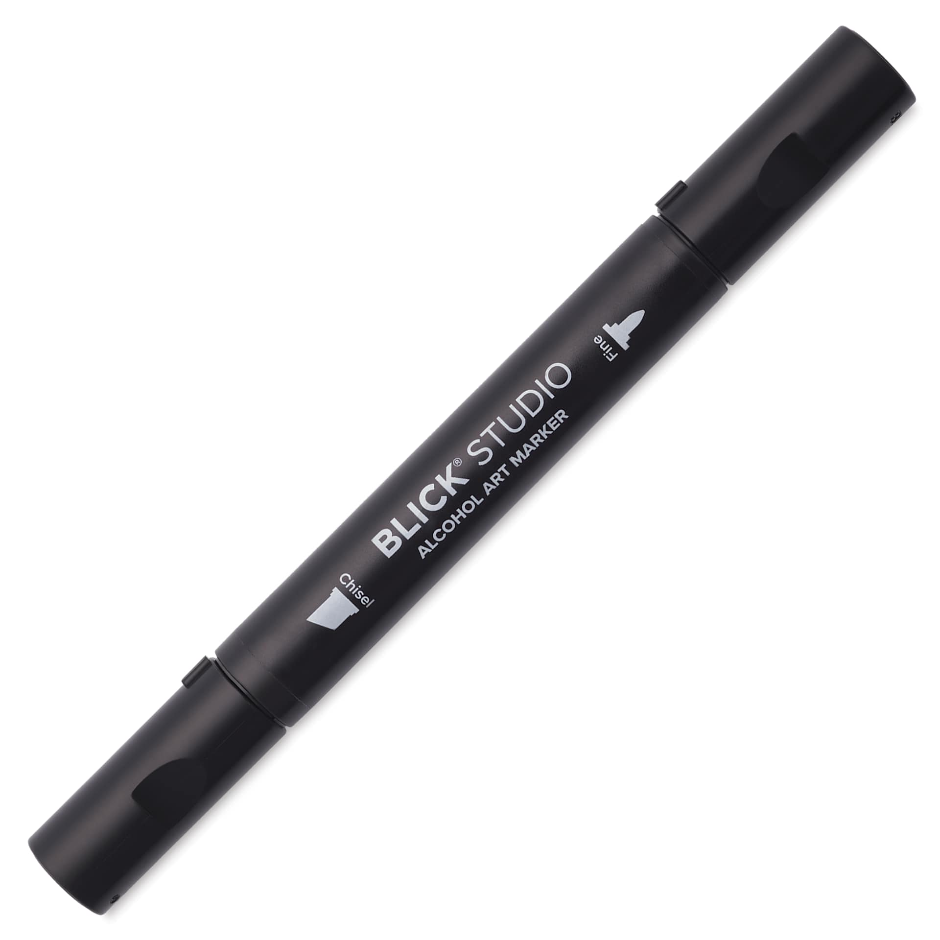 Blick Studio Alcohol Art Marker - 020 Black, marker with caps on
