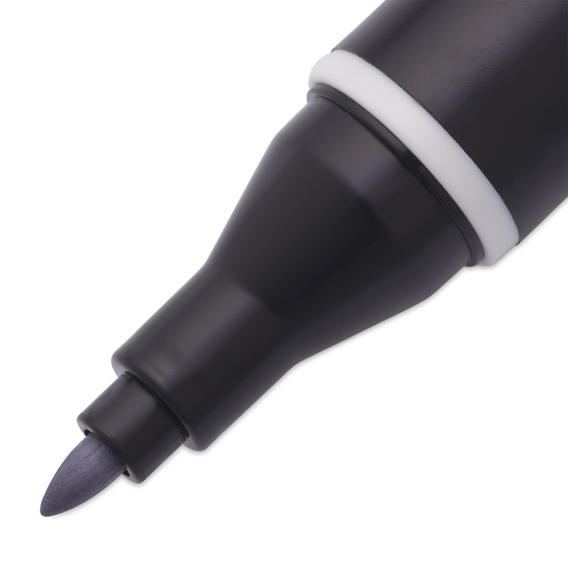 Blick Studio Alcohol Art Marker - 080 Basic Gray 1, close-up of the bullet tip