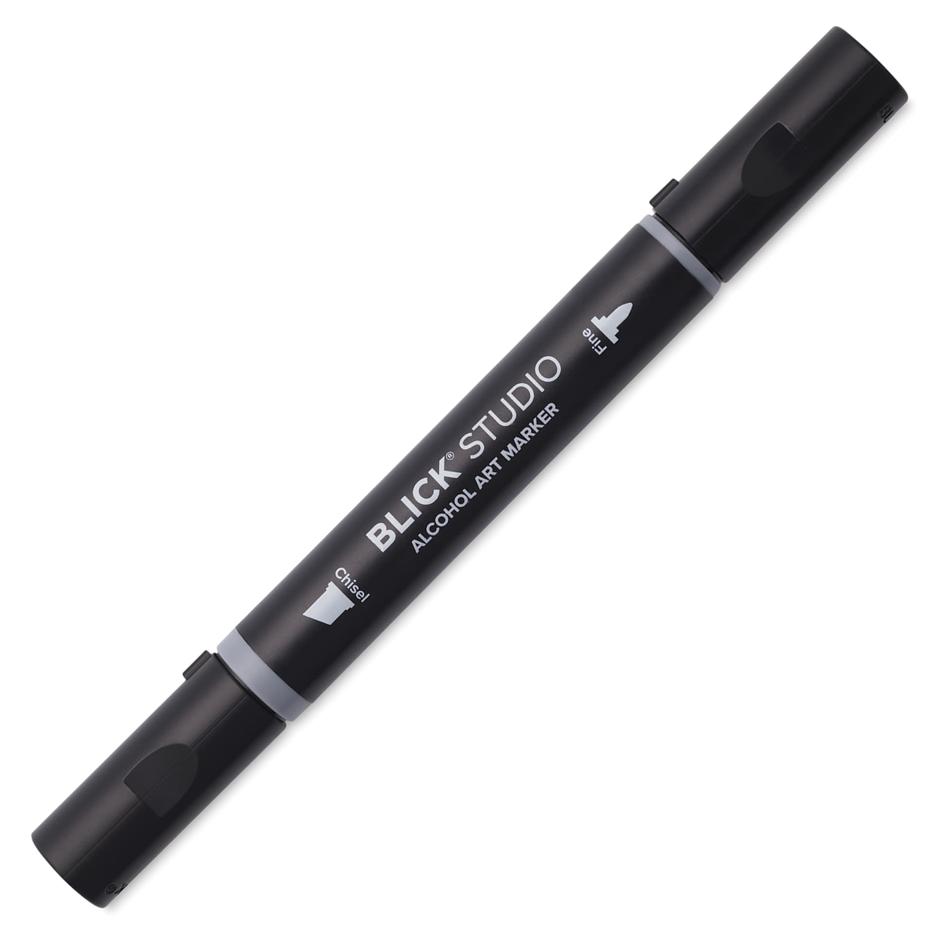 Blick Studio Alcohol Art Marker - 022 Basic Gray 4, marker with caps on