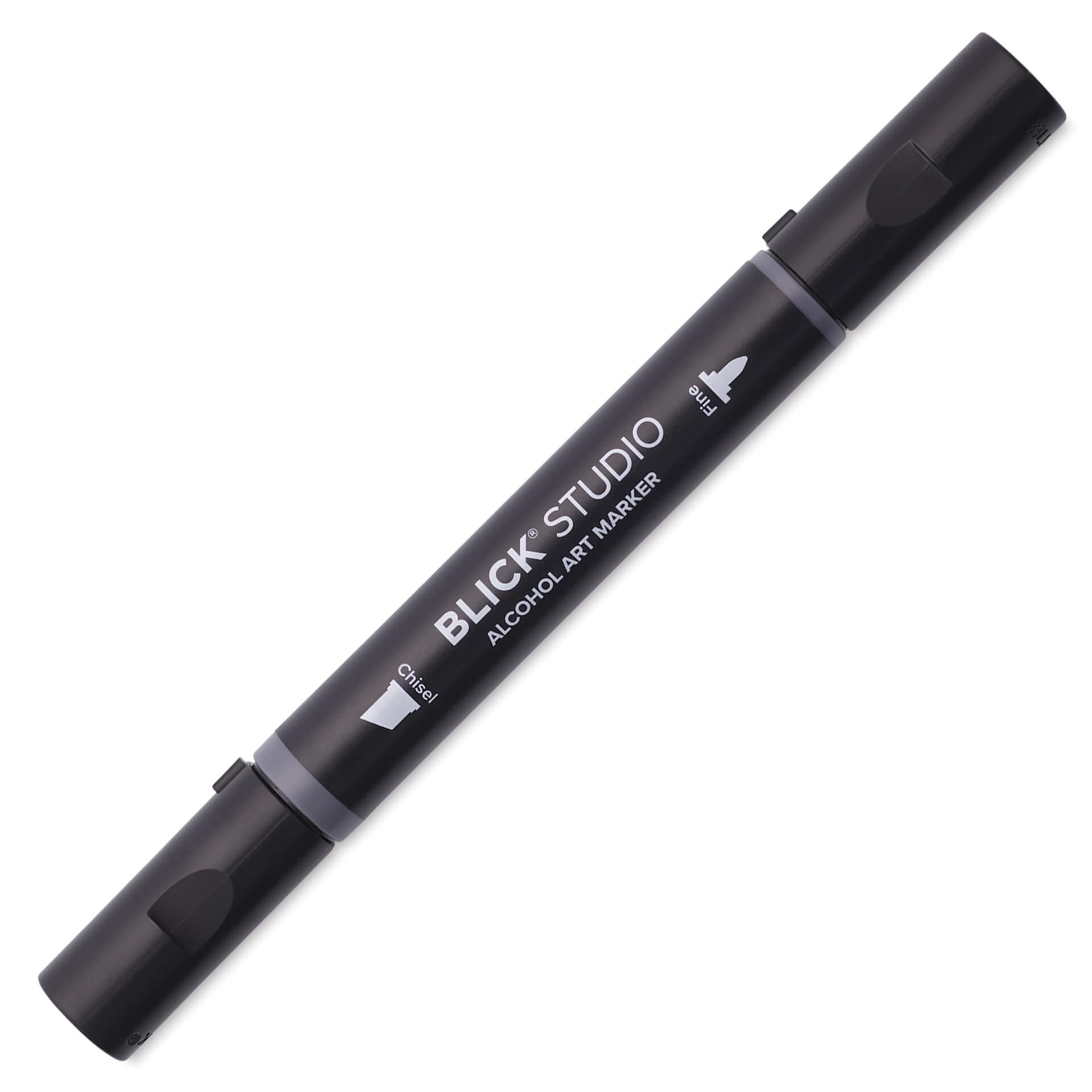 Blick Studio Alcohol Art Marker - 082 Basic Gray 5, marker with caps on
