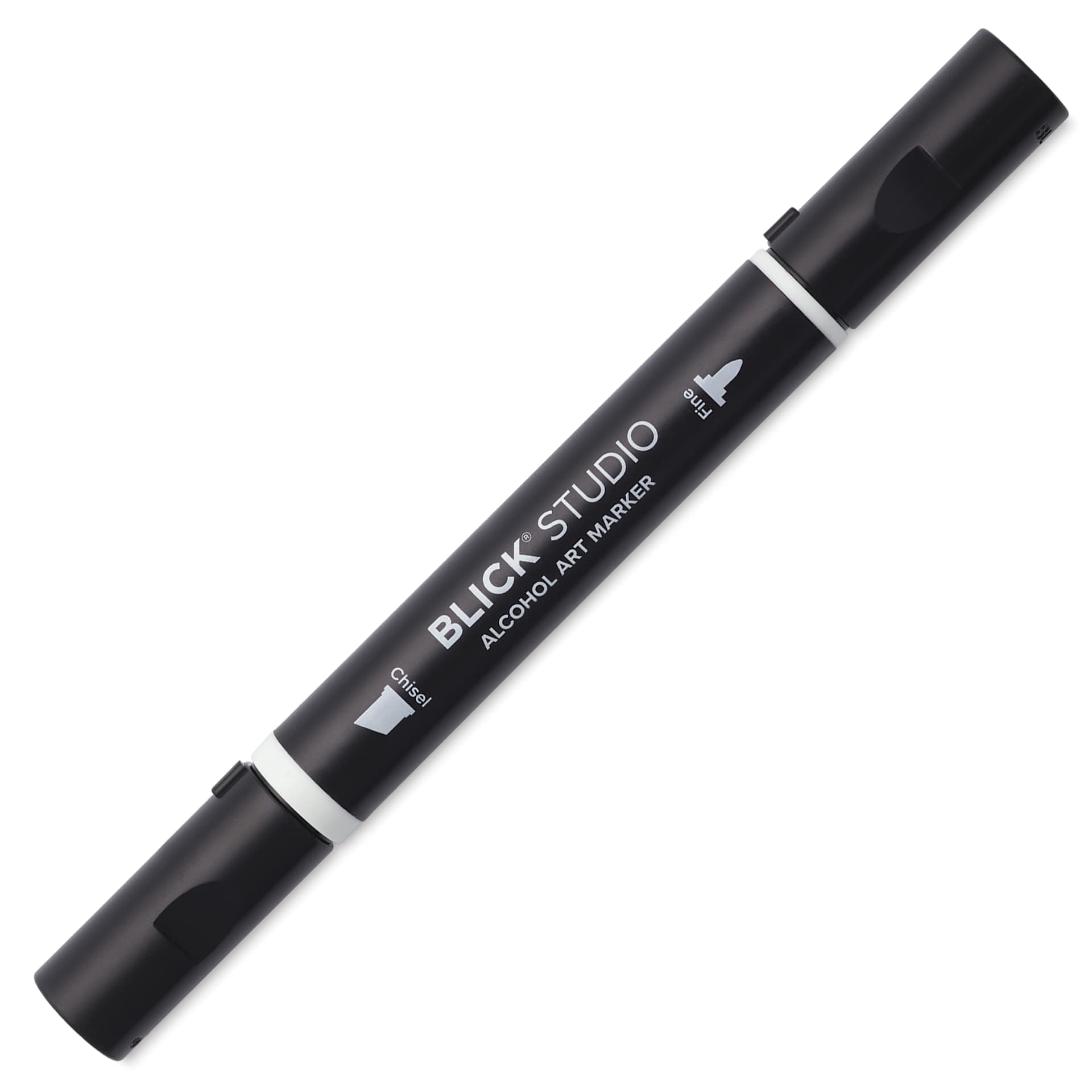 Blick Studio Alcohol Art Marker - 024 Cool Gray 20%, marker with caps on