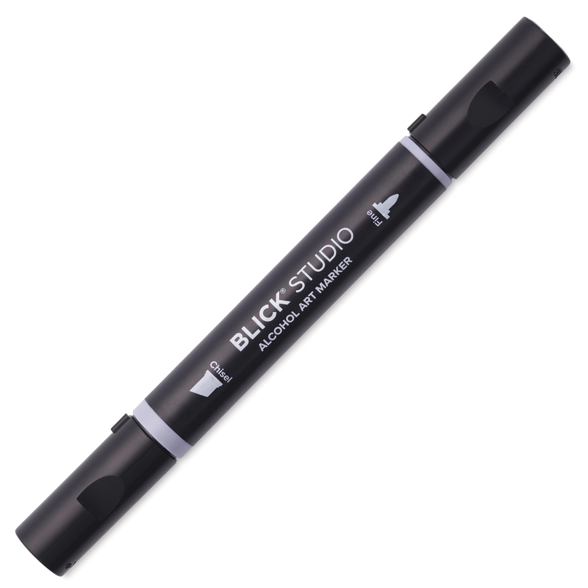 Blick Studio Alcohol Art Marker - 028 Cool Gray 60%, marker with caps on