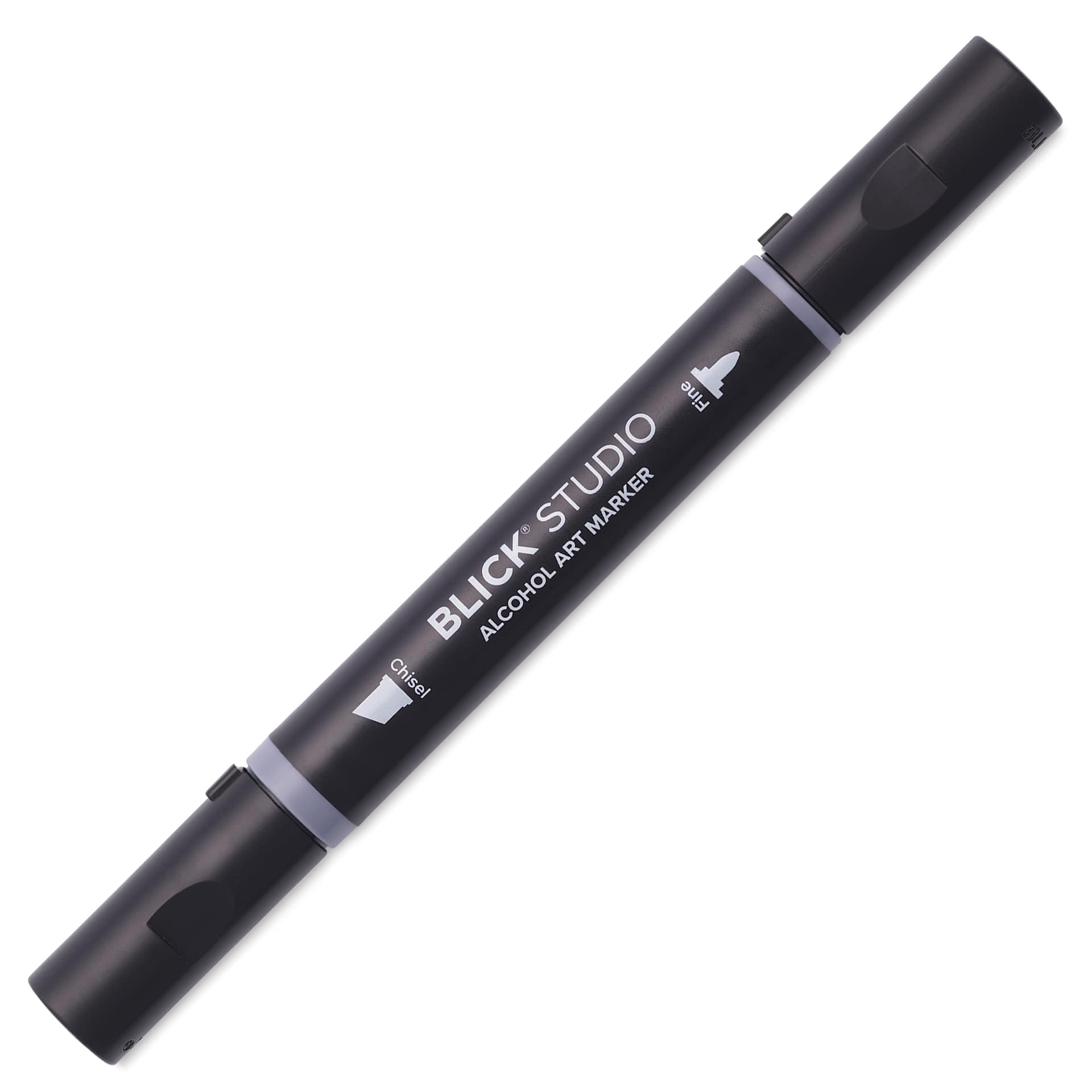 Blick Studio Alcohol Art Marker - 030 Cool Gray 80%, marker with caps on
